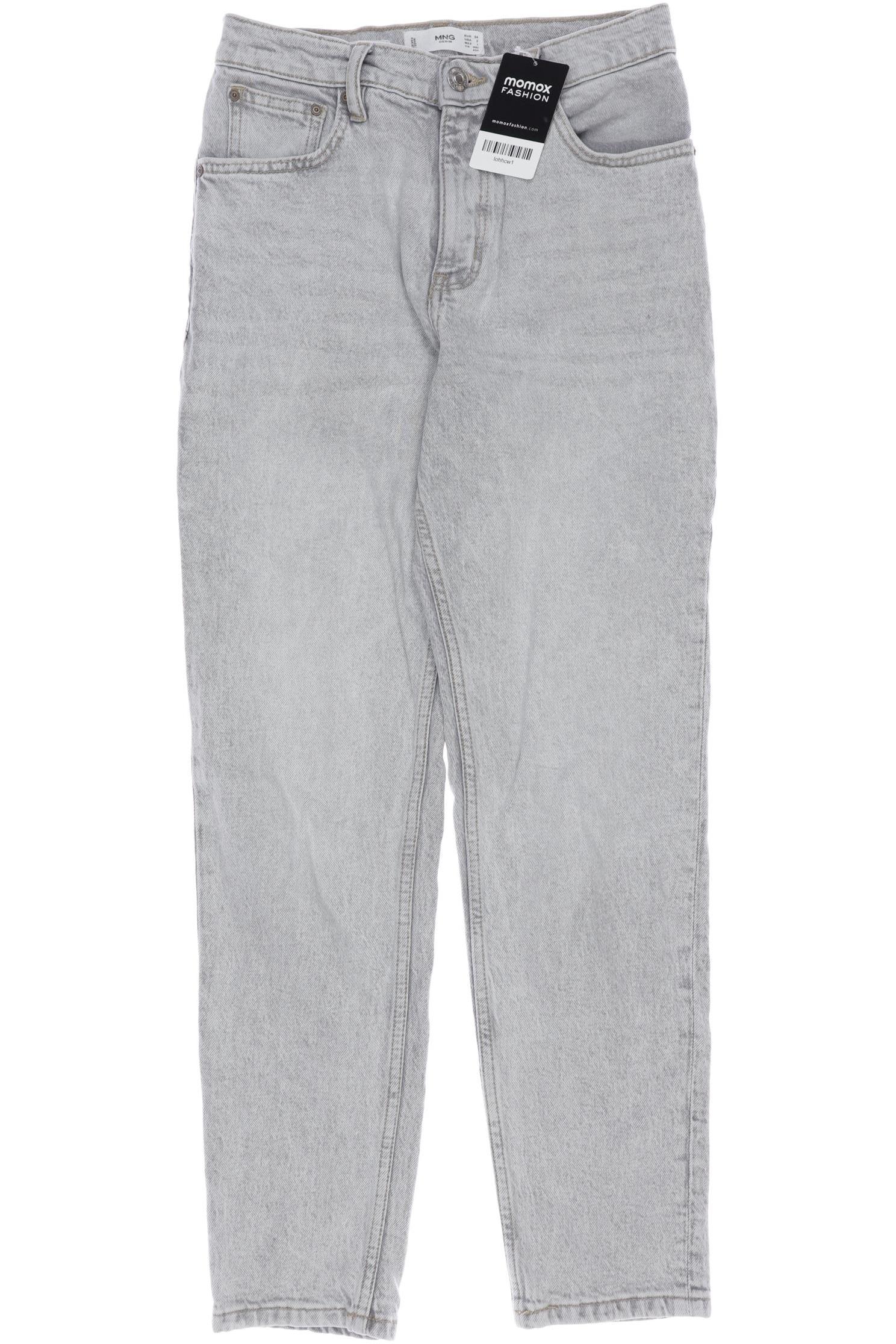 

Mango Damen Jeans, grau, Gr. 34