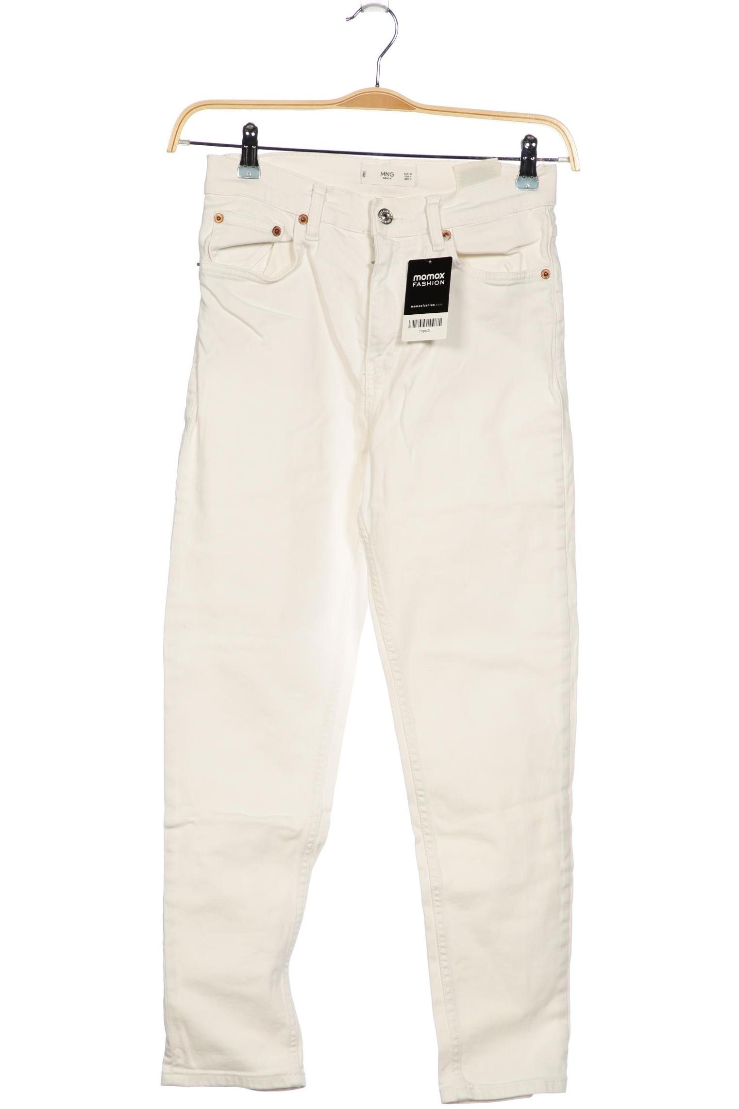 

Mango Damen Jeans, weiß, Gr. 36