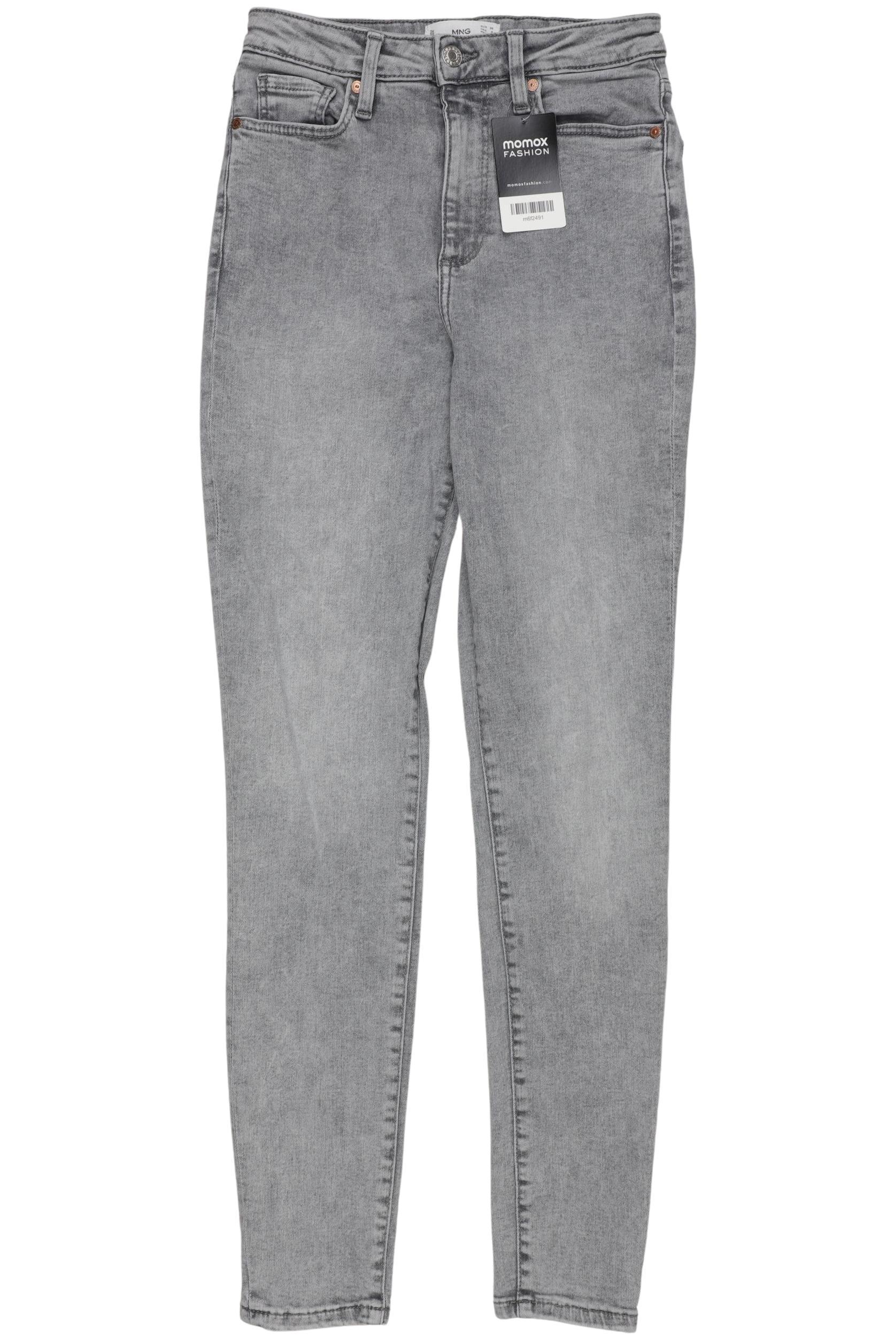 

Mango Damen Jeans, grau, Gr. 36
