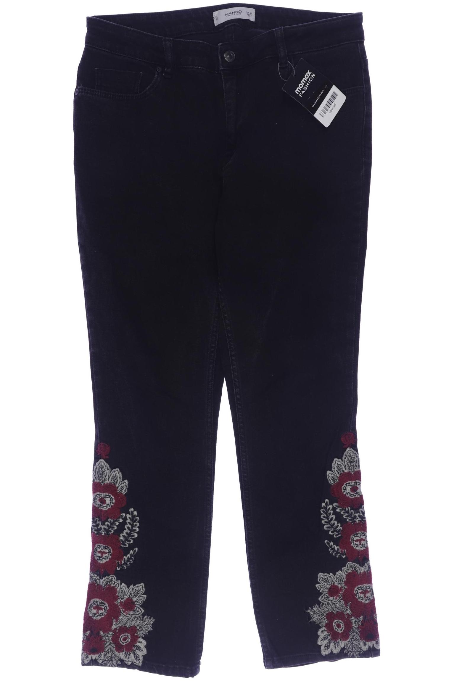 

Mango Damen Jeans, schwarz, Gr. 40