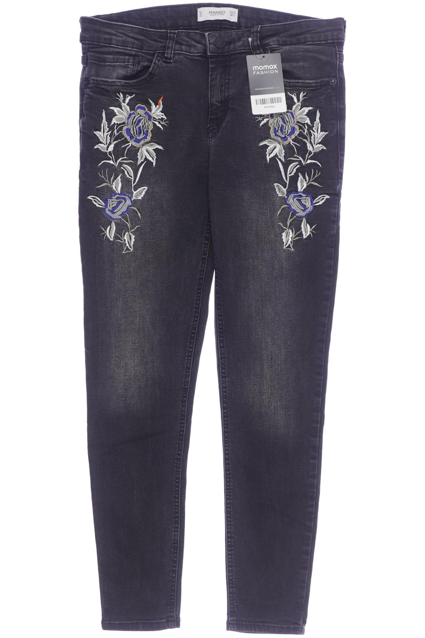 

Mango Damen Jeans, schwarz, Gr. 40