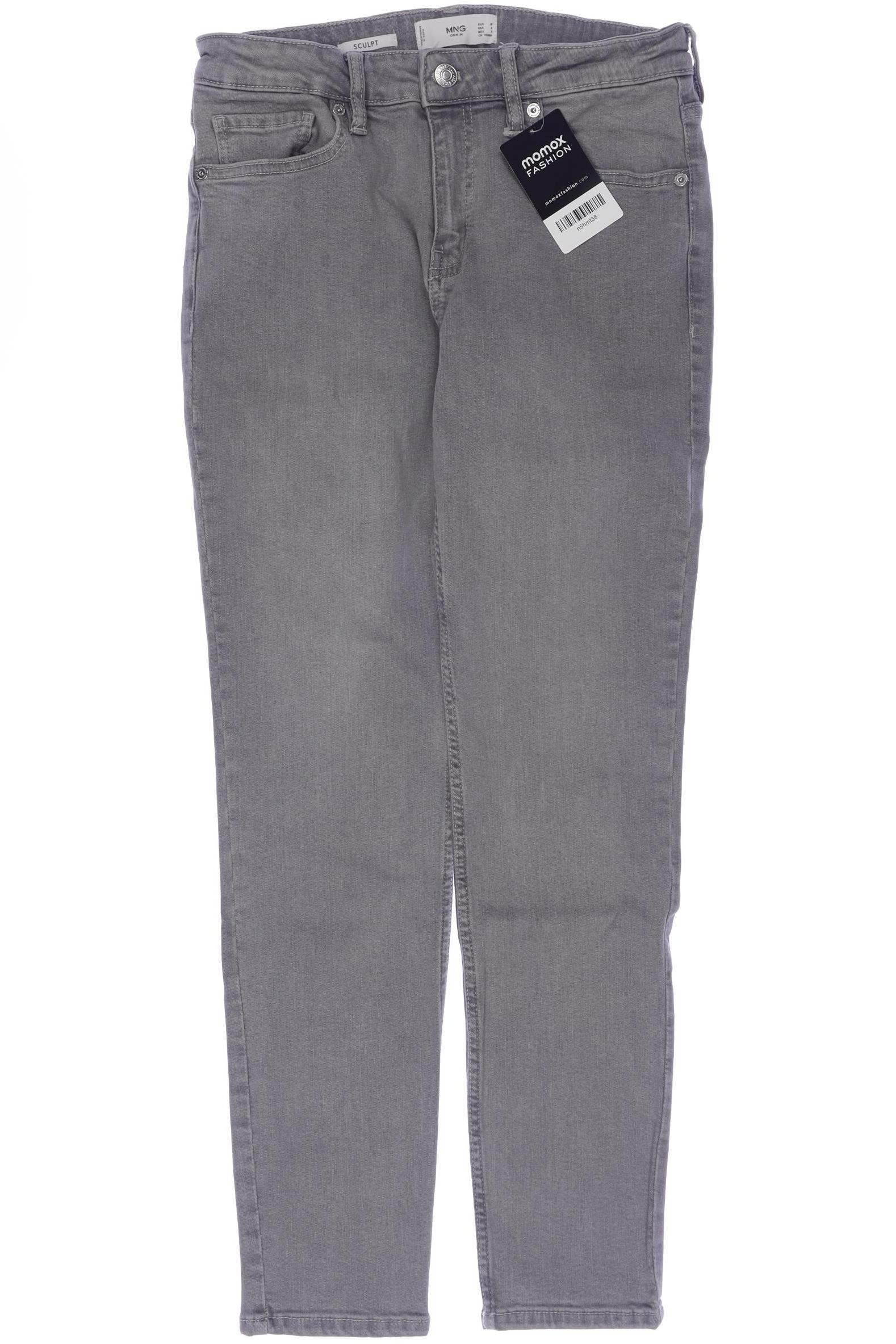 

Mango Damen Jeans, grau, Gr. 36