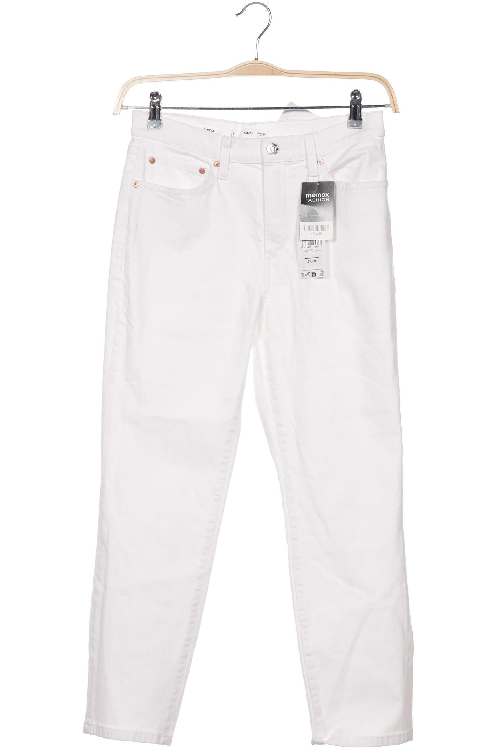 

Mango Damen Jeans, weiß, Gr. 38