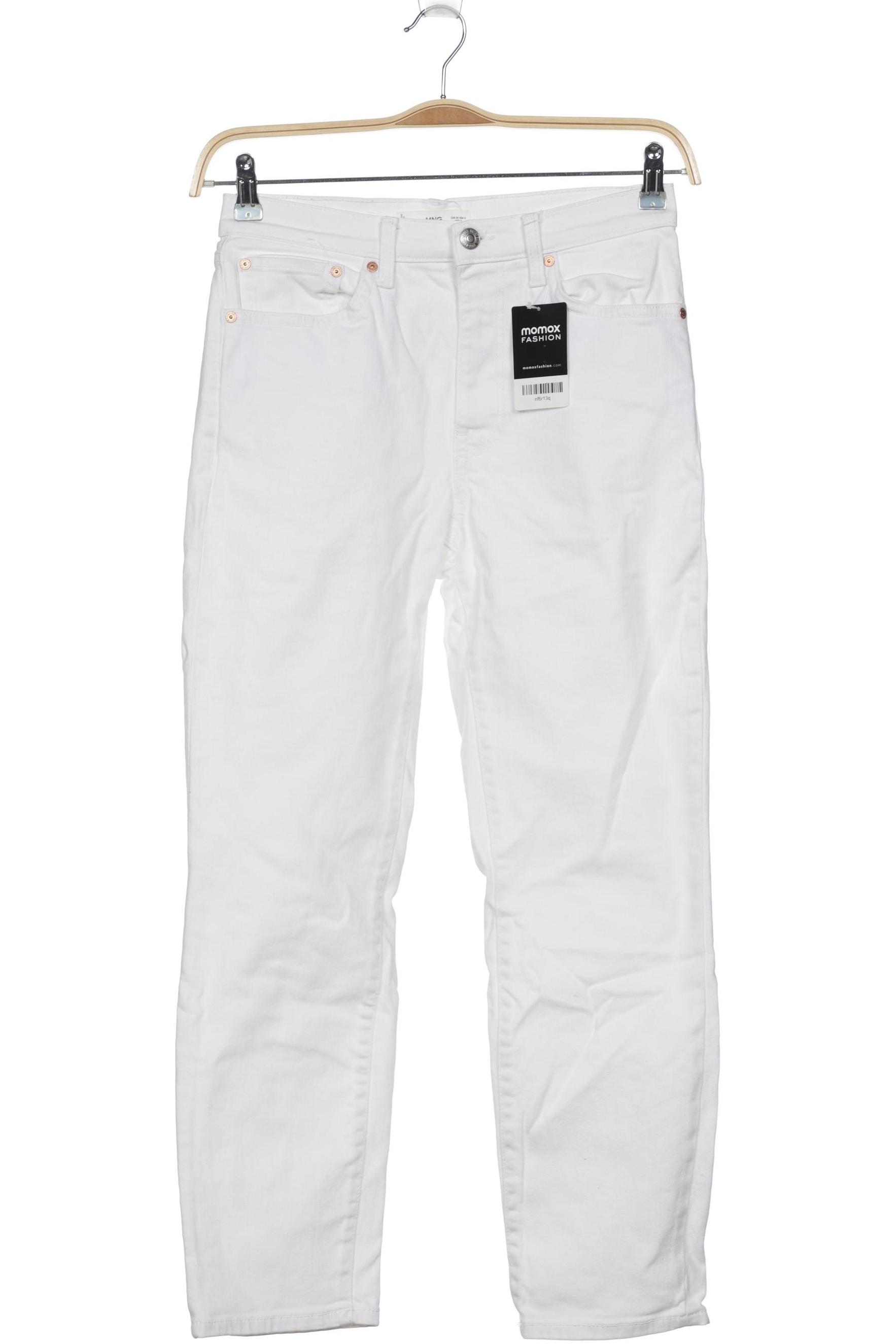 

Mango Damen Jeans, weiß, Gr. 36