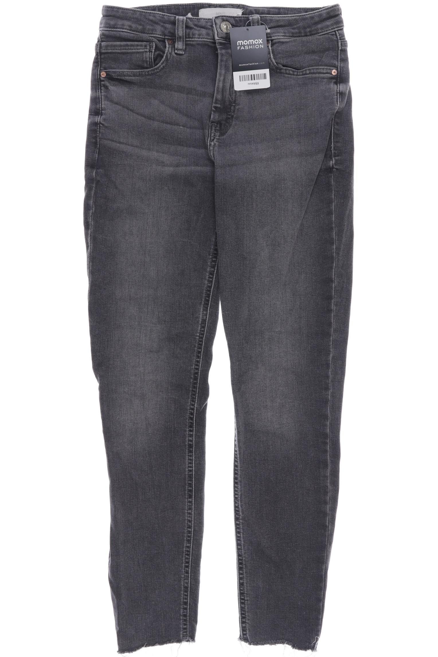 

Mango Damen Jeans, grau, Gr. 27