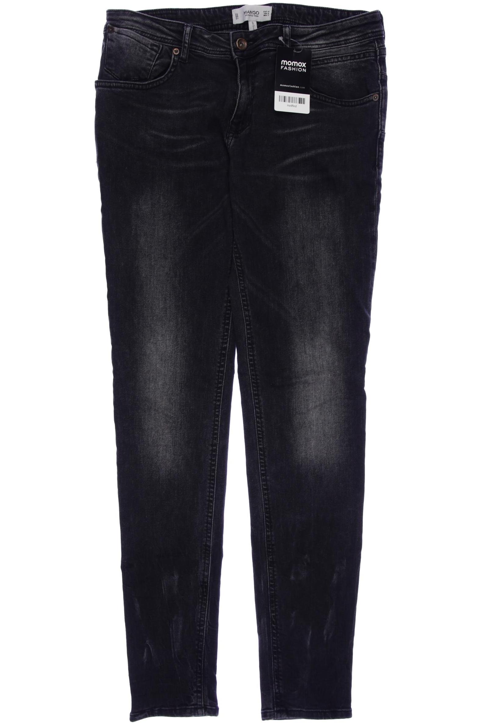 

Mango Damen Jeans, grau, Gr. 40