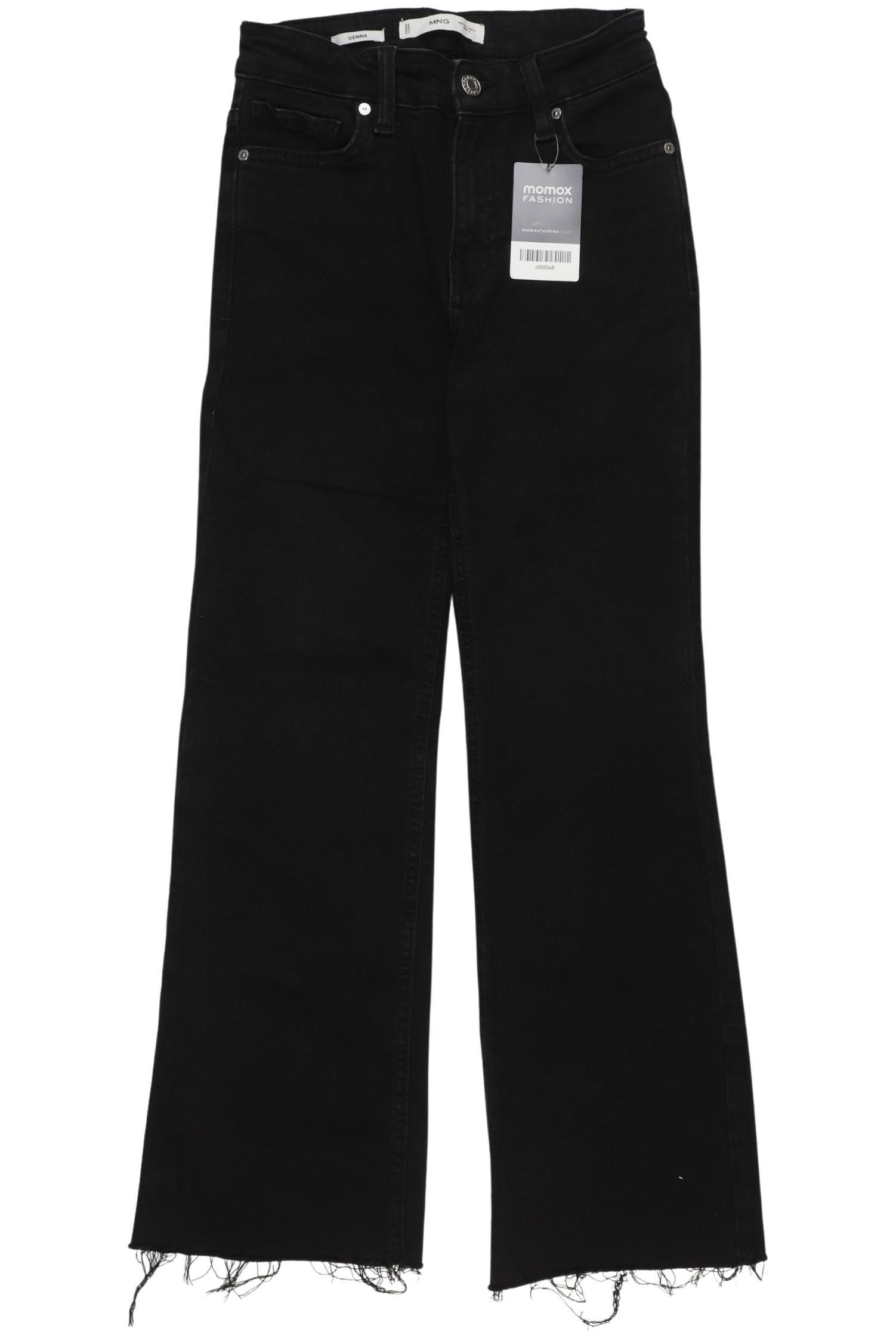 

Mango Damen Jeans, schwarz, Gr. 34
