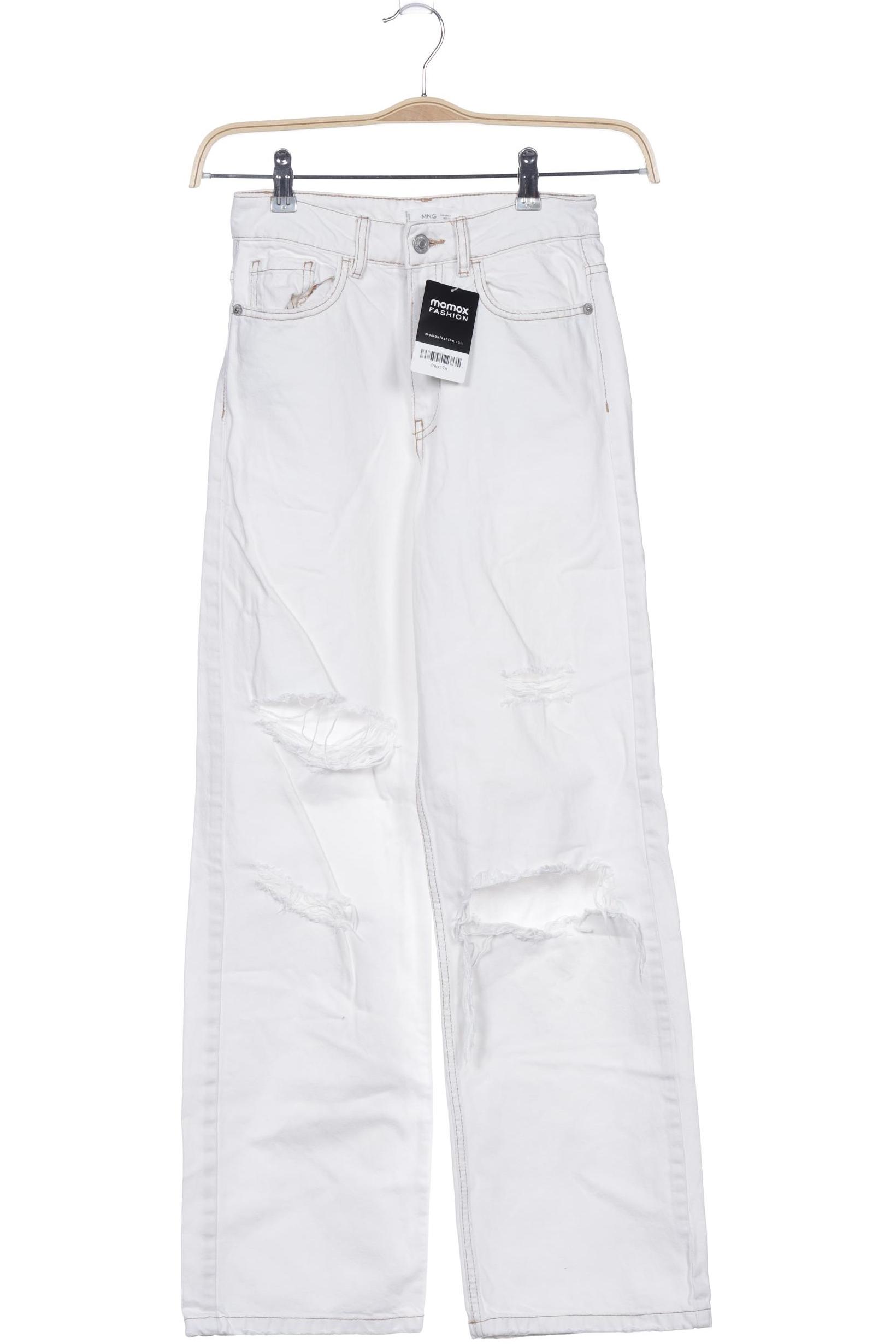 

Mango Damen Jeans, weiß, Gr. 0