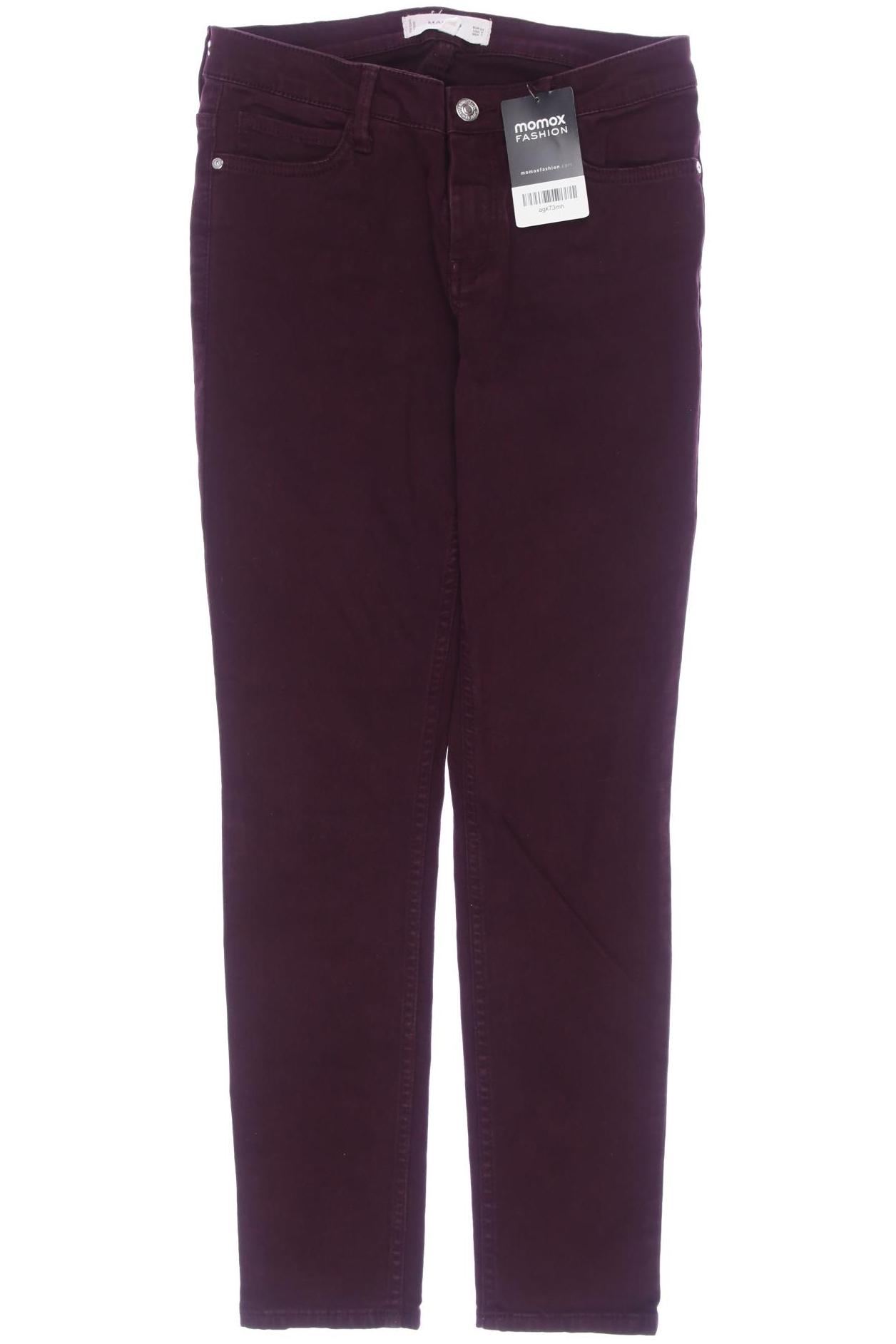 

Mango Damen Jeans, bordeaux, Gr. 34