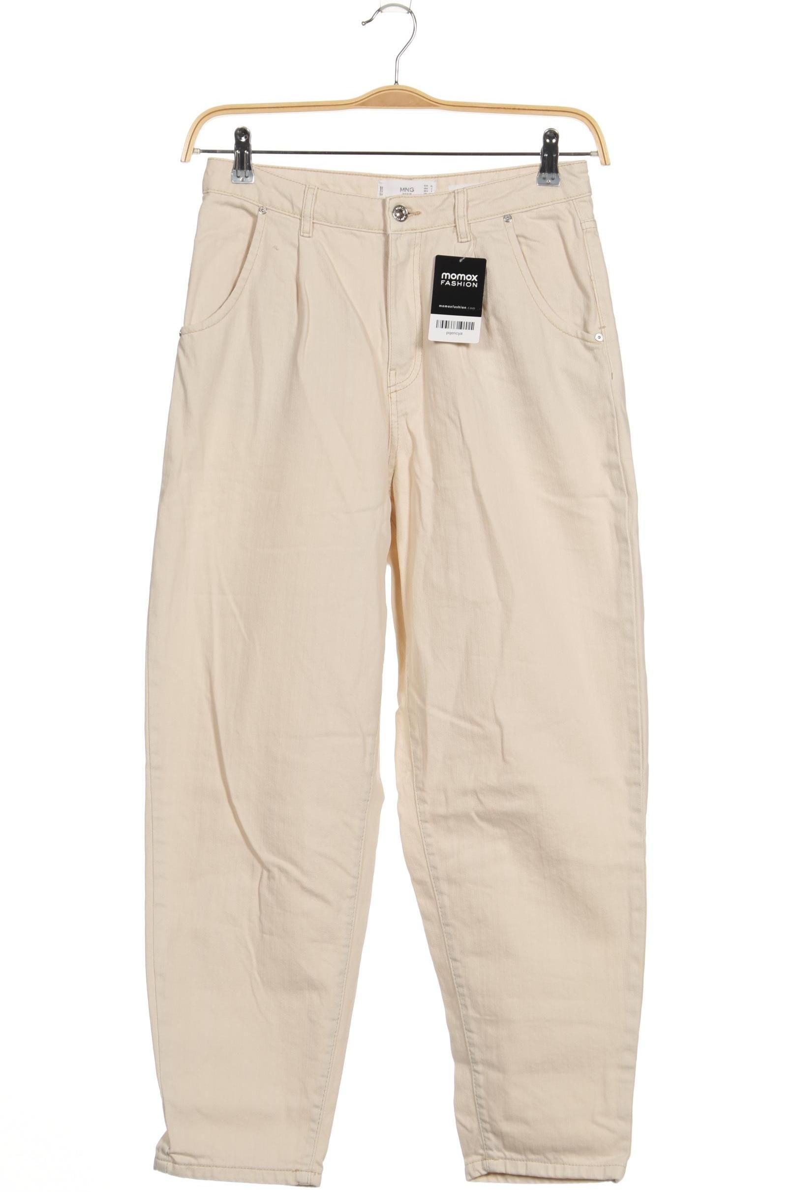 

Mango Damen Jeans, cremeweiß, Gr. 38