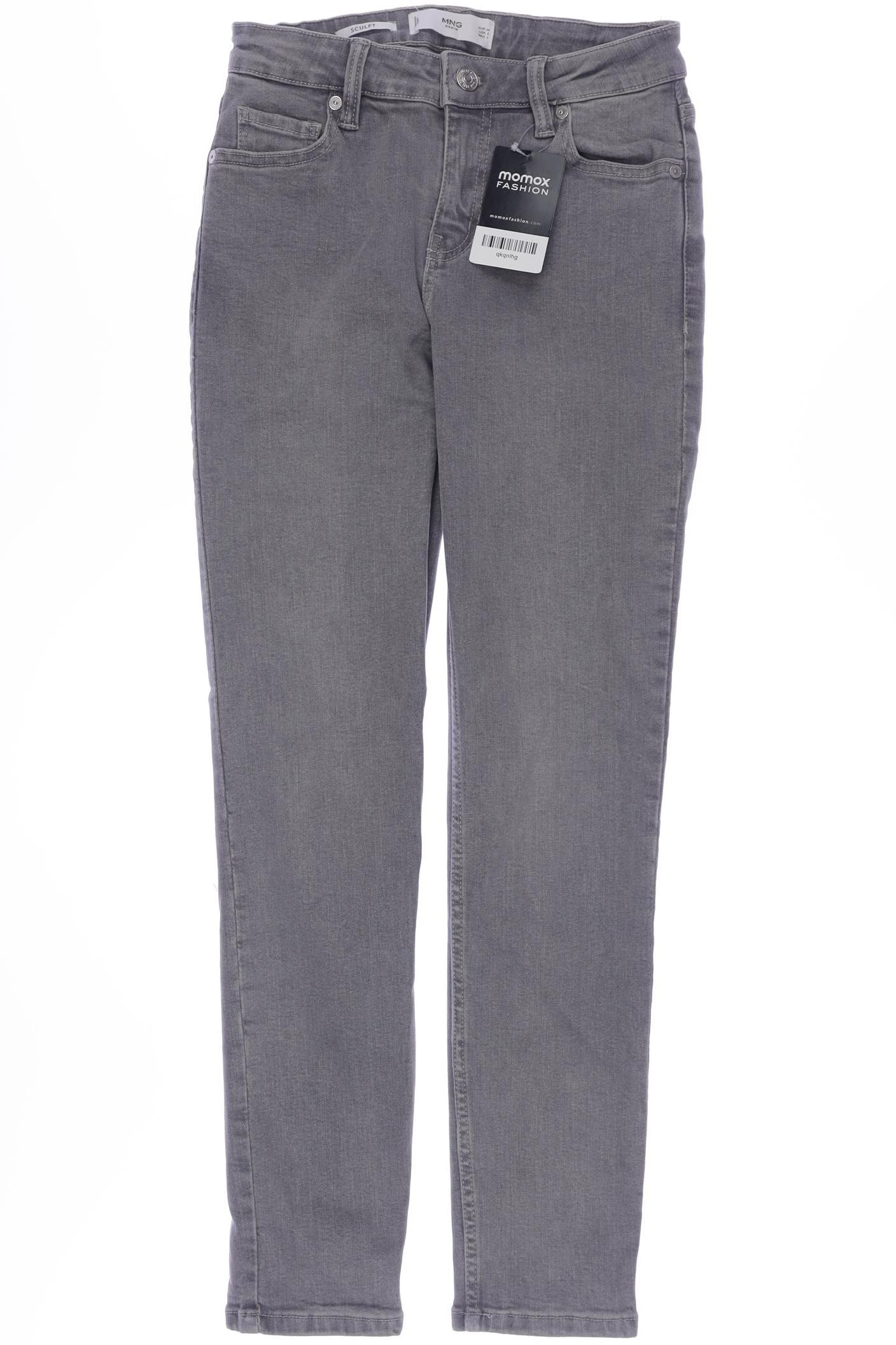 

Mango Damen Jeans, grau, Gr. 34