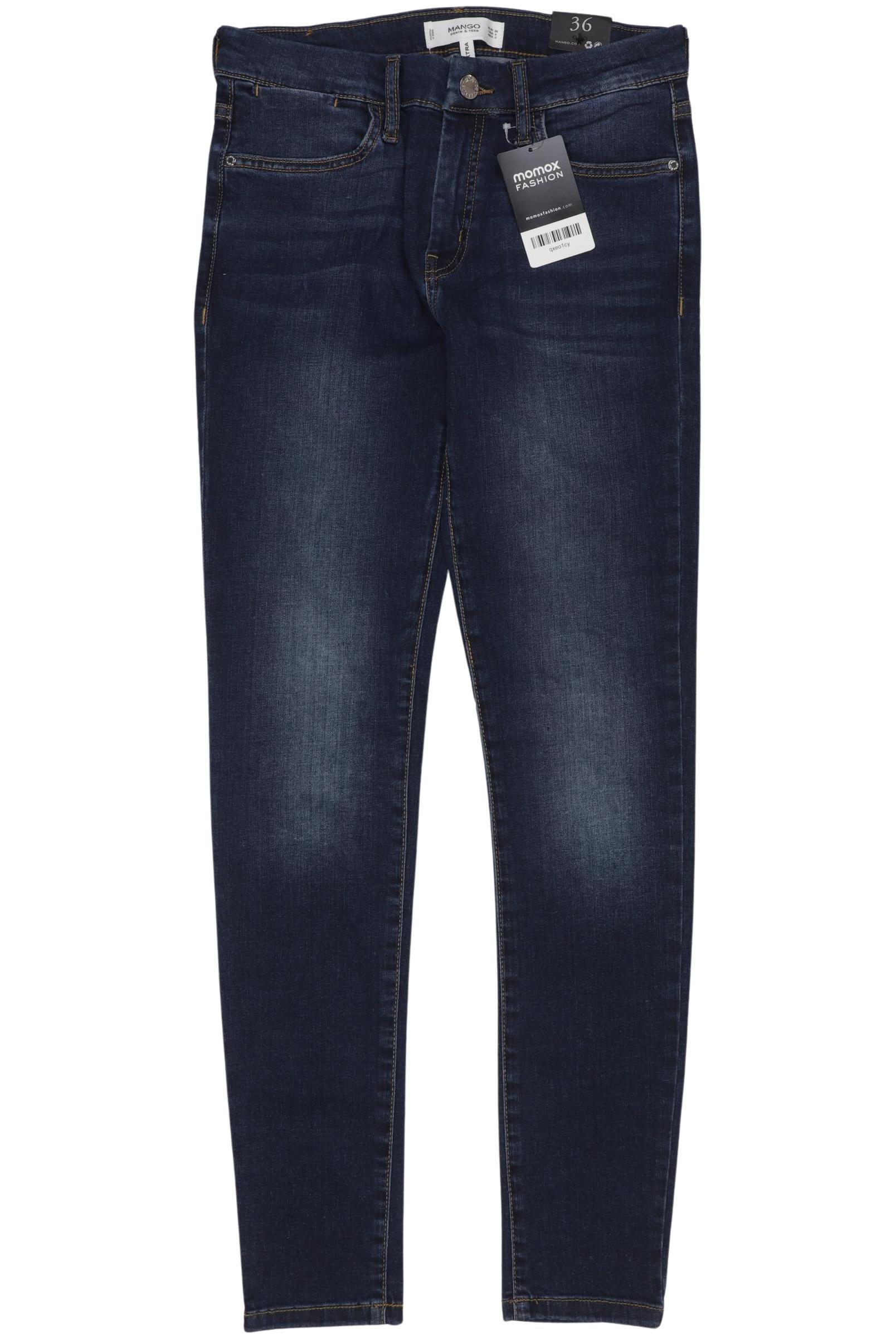 

Mango Damen Jeans, marineblau, Gr. 36