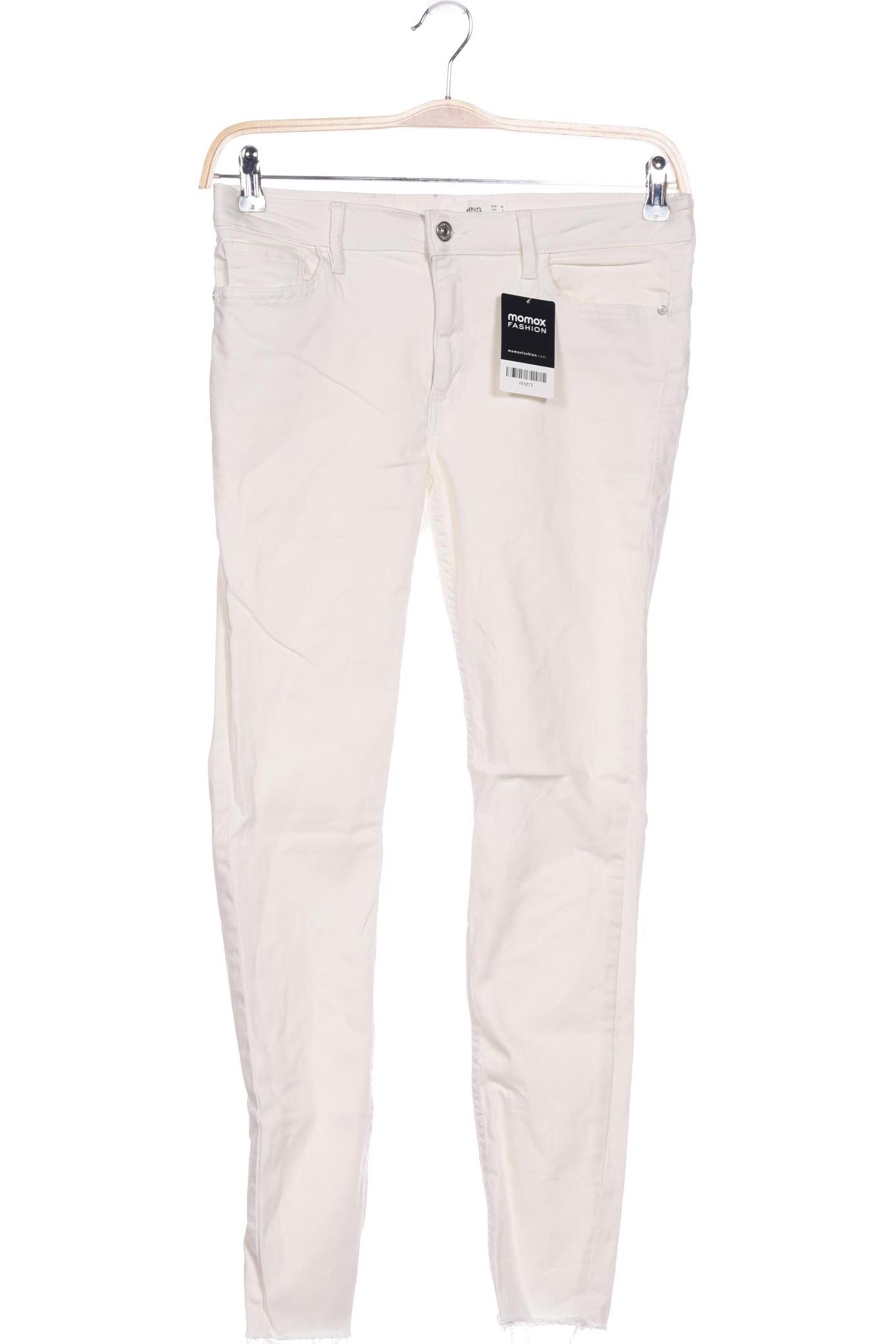 

Mango Damen Jeans, weiß, Gr. 40