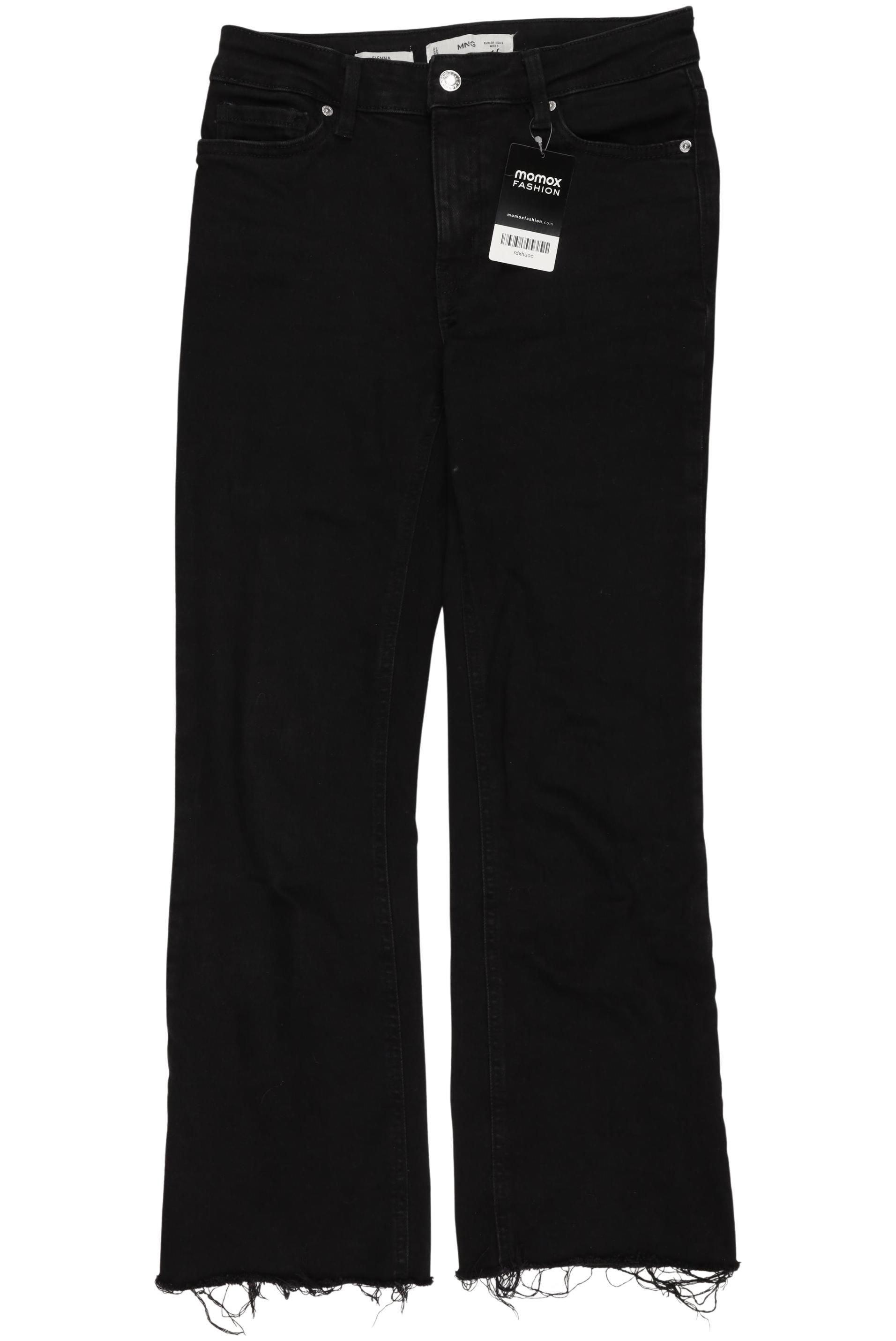 

Mango Damen Jeans, schwarz, Gr. 38