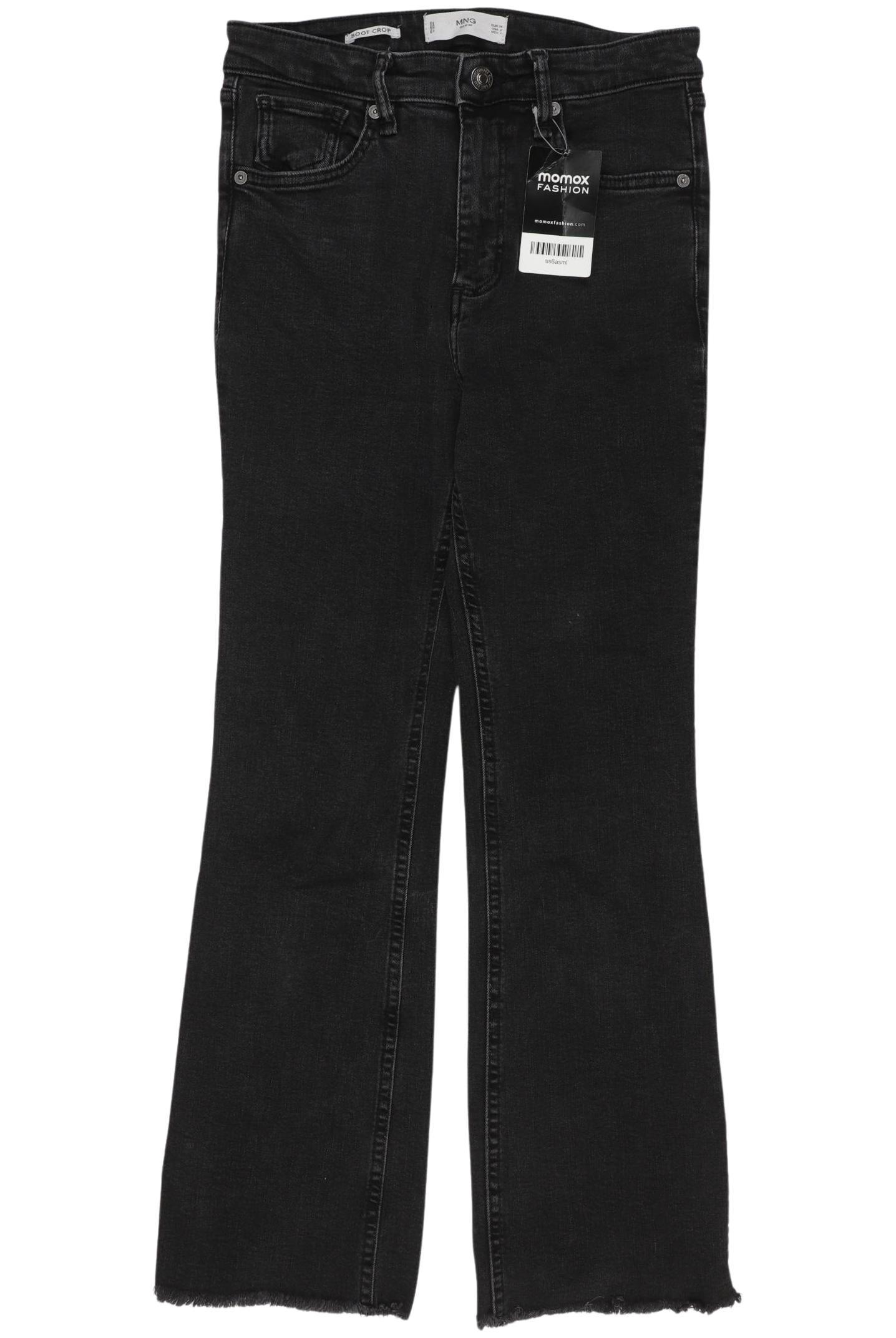 

Mango Damen Jeans, schwarz, Gr. 34