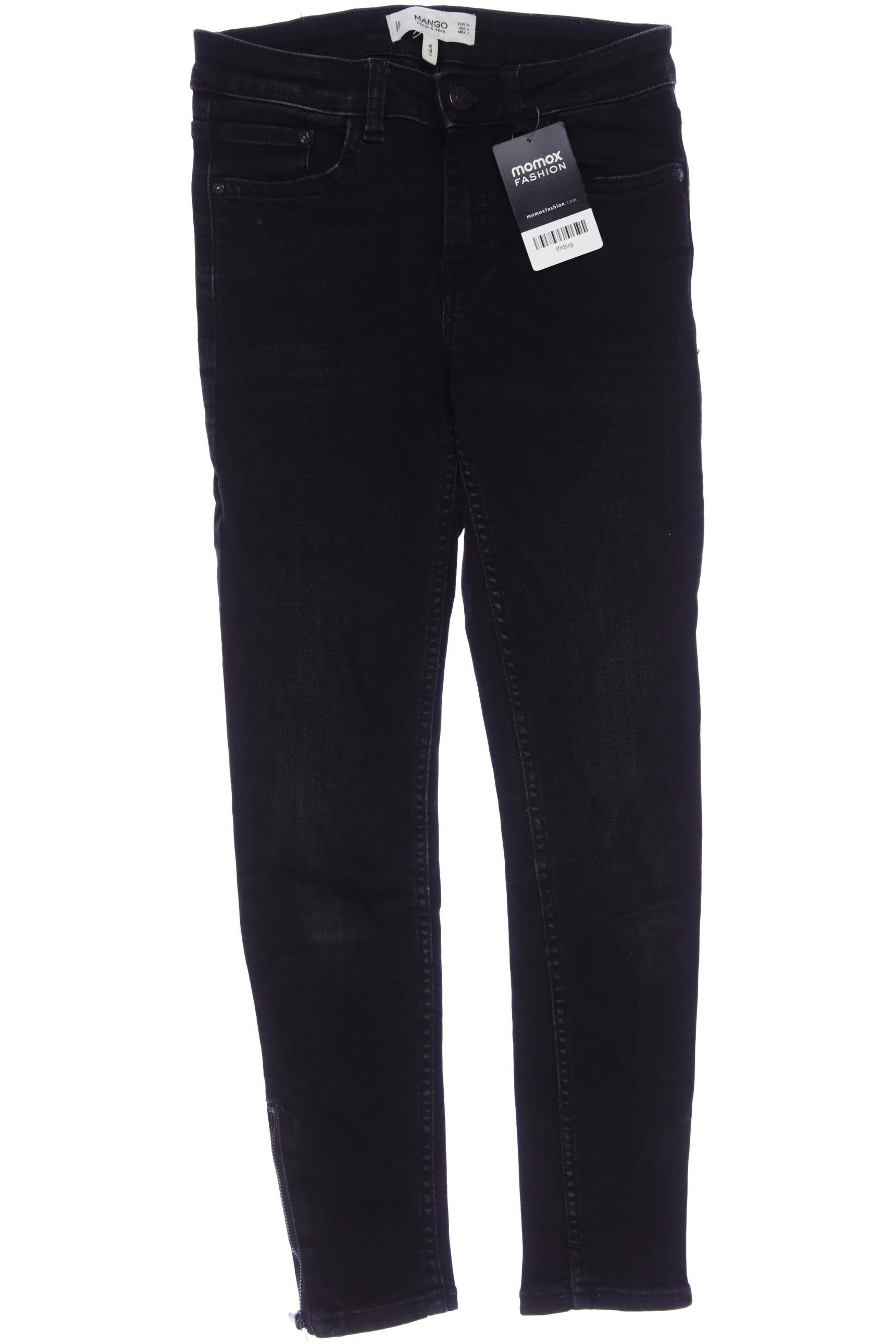 

Mango Damen Jeans, schwarz, Gr. 34