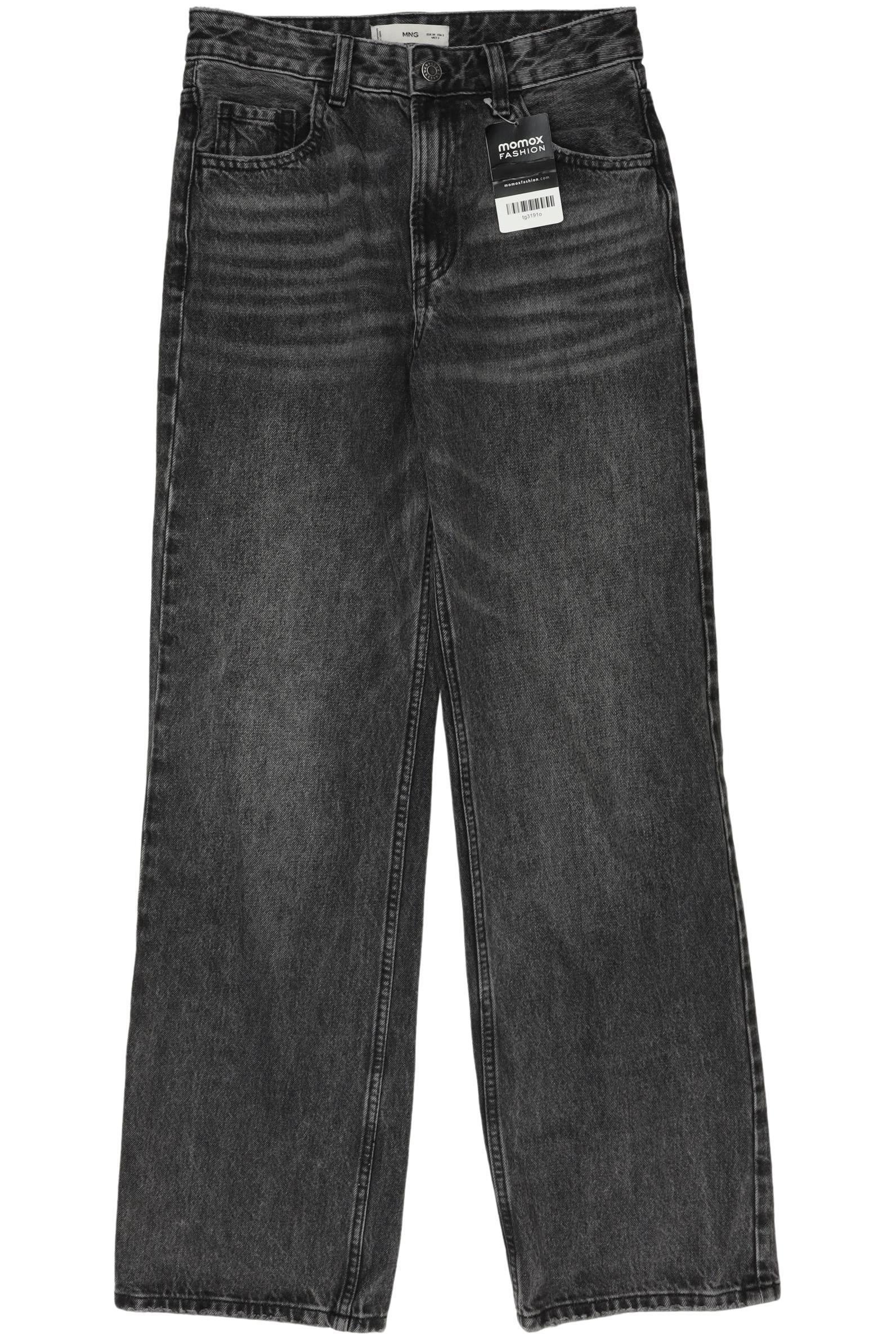 

Mango Damen Jeans, grau, Gr. 34