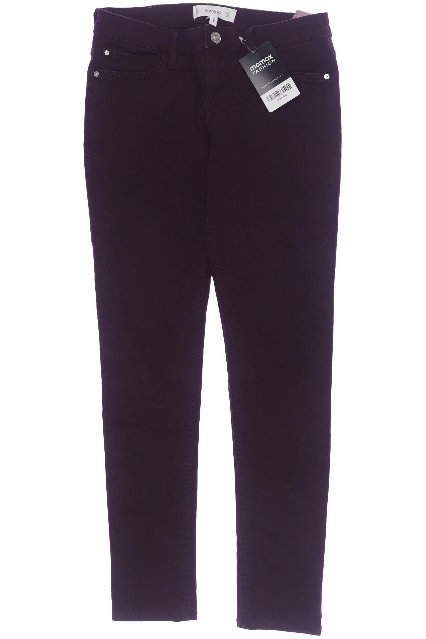 

Mango Damen Jeans, bordeaux, Gr. 32