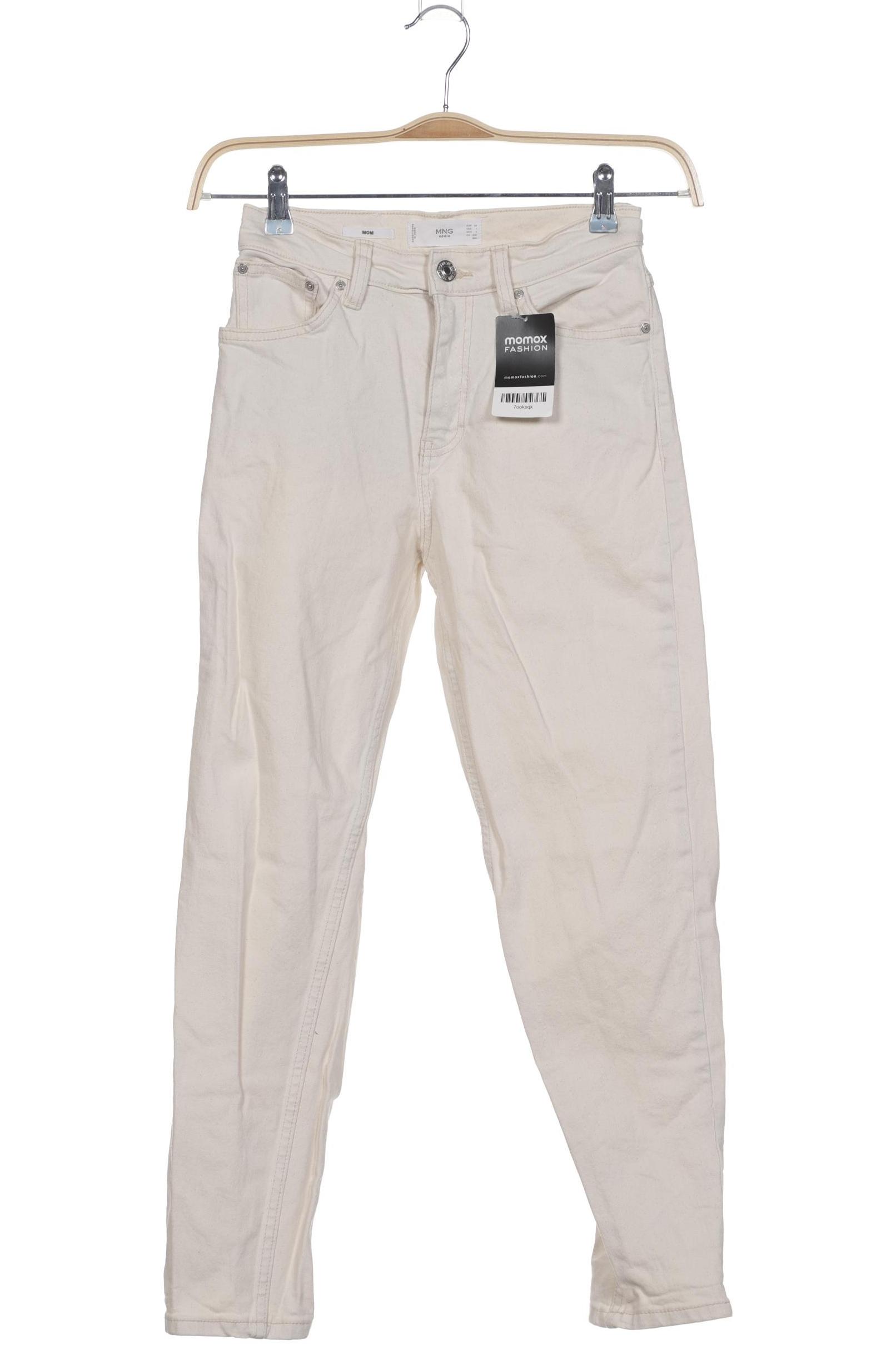 

Mango Damen Jeans, cremeweiß, Gr. 32