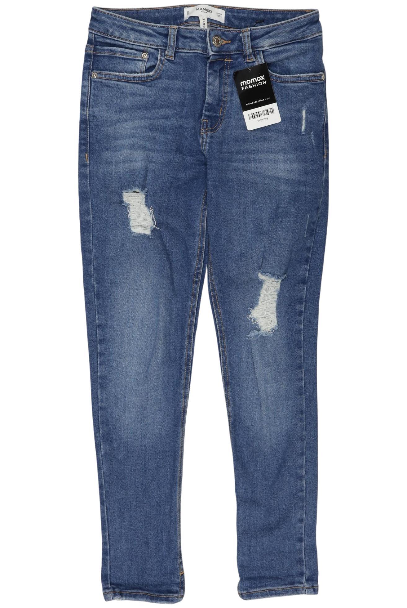 

Mango Damen Jeans, blau, Gr. 34