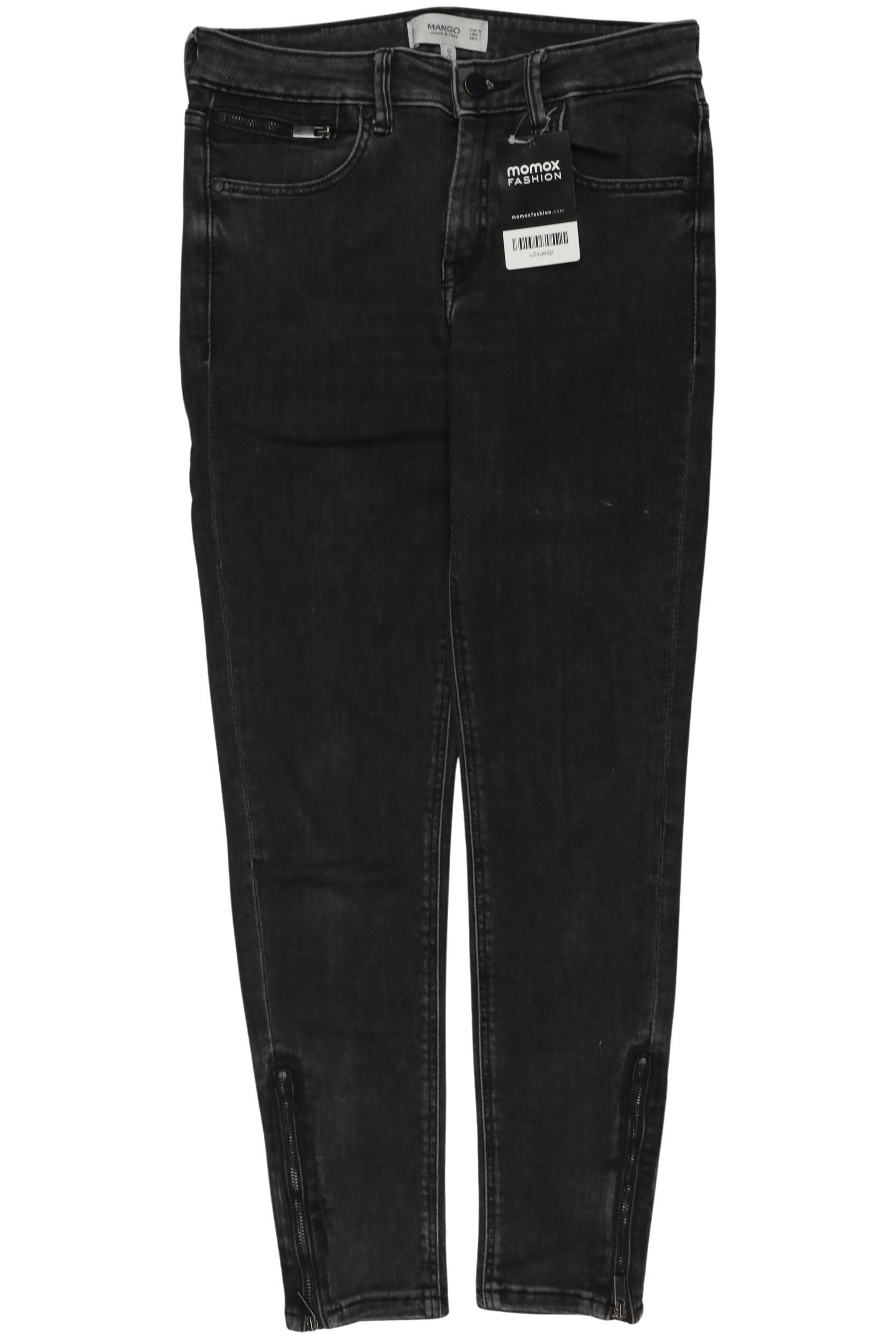 

Mango Damen Jeans, schwarz, Gr. 34
