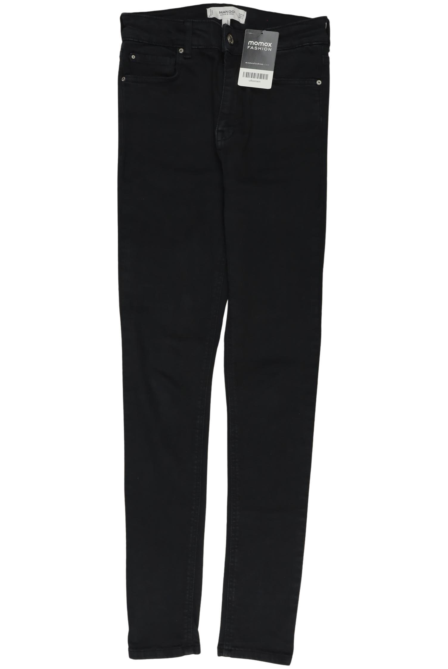 

Mango Damen Jeans, schwarz, Gr. 34