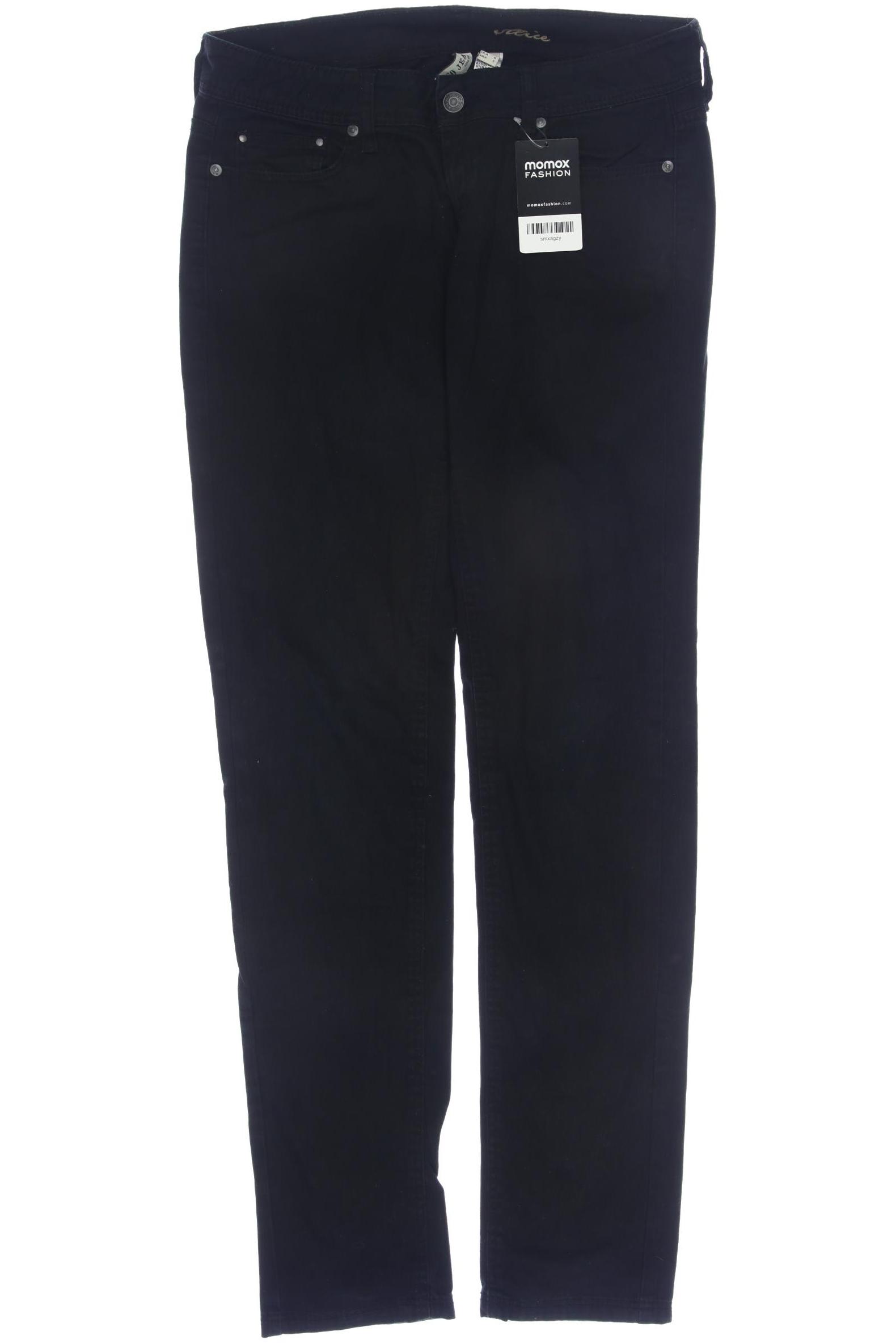 

Mango Damen Jeans, schwarz, Gr. 38