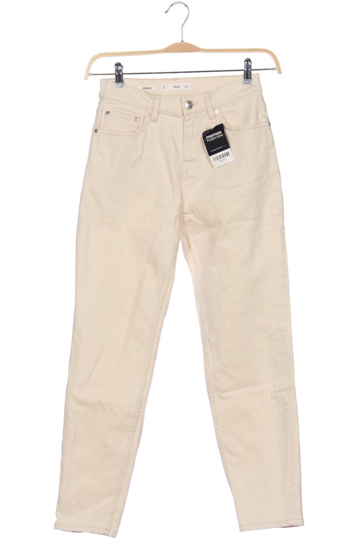 

Mango Damen Jeans, beige, Gr. 34