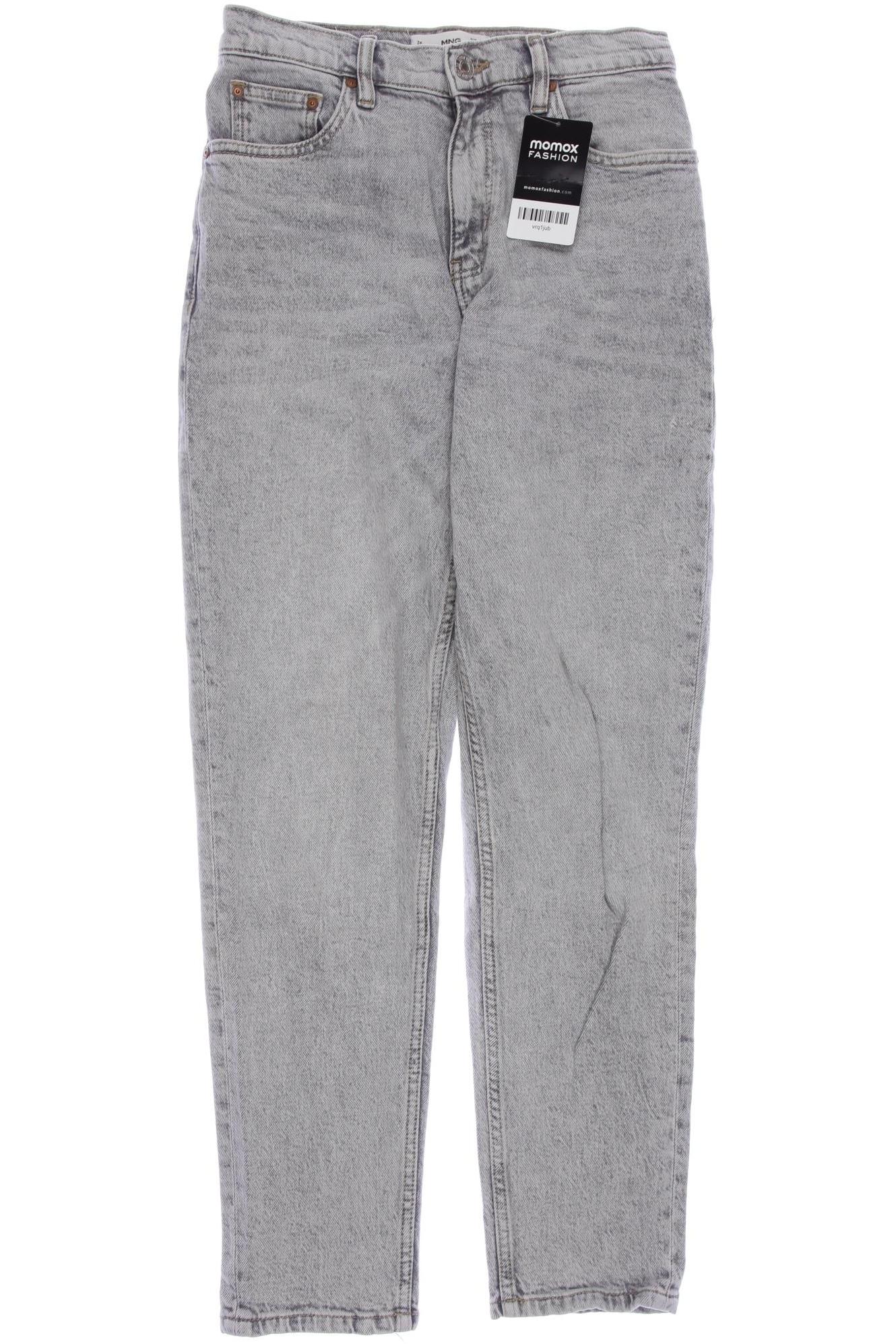 

Mango Damen Jeans, grau, Gr. 34