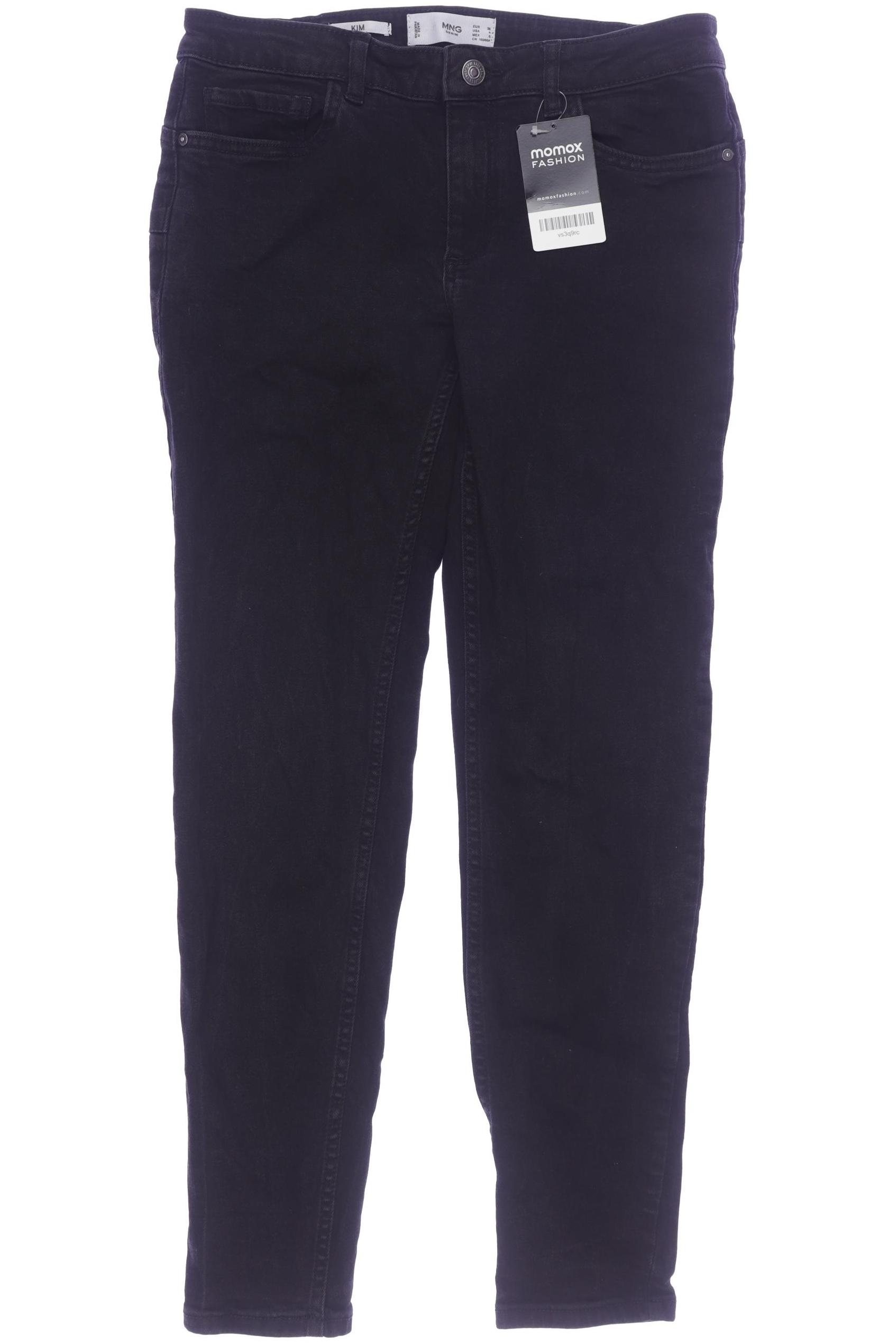 

Mango Damen Jeans, schwarz, Gr. 38