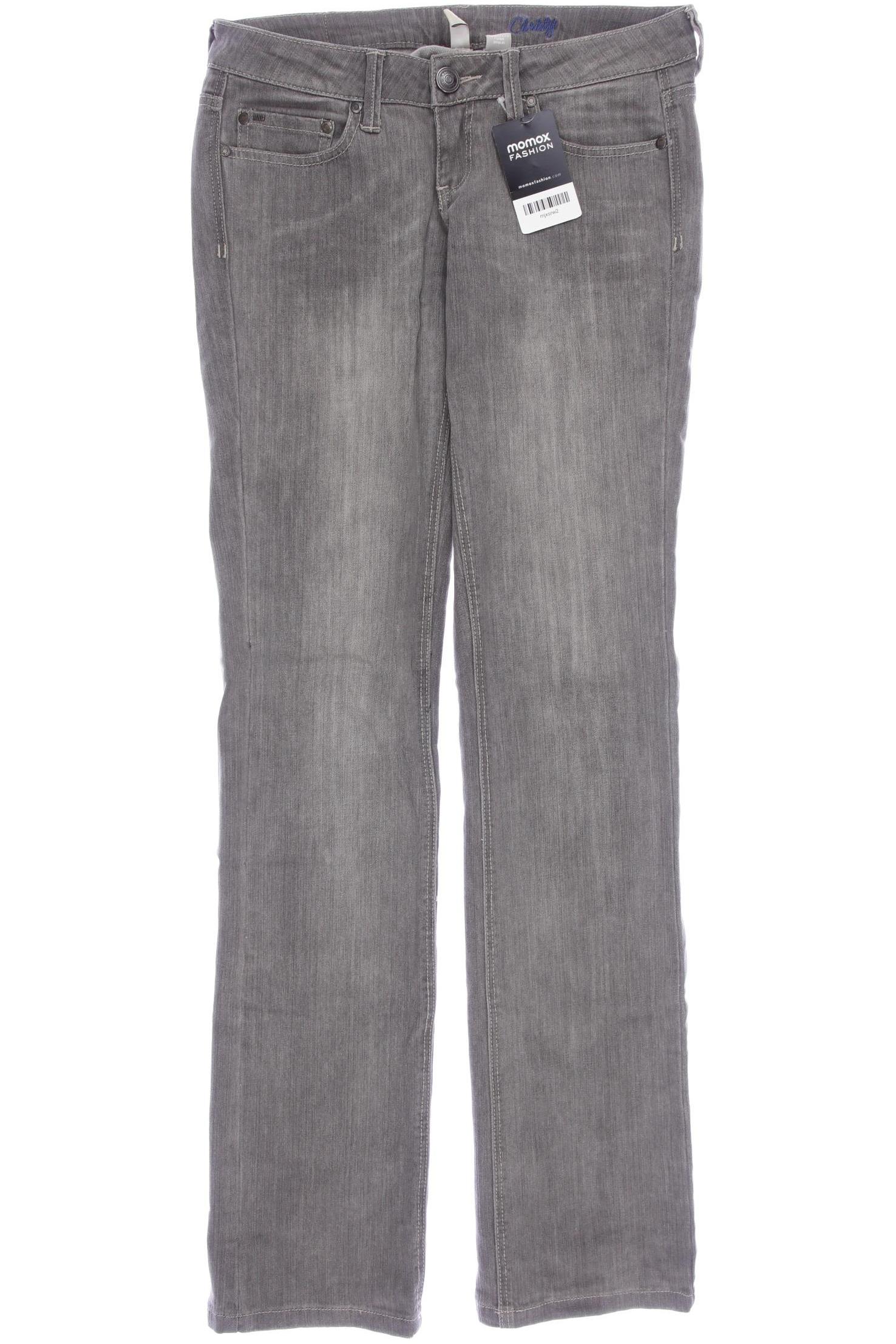 

Mango Damen Jeans, grau, Gr. 38
