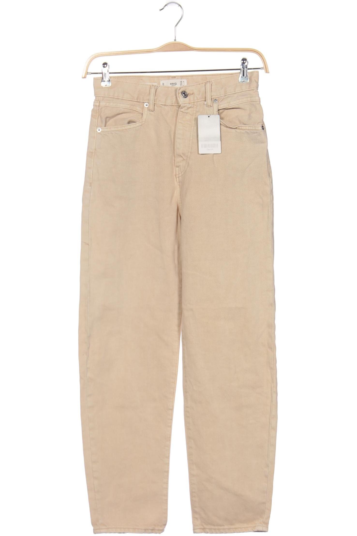 

Mango Damen Jeans, beige, Gr. 36