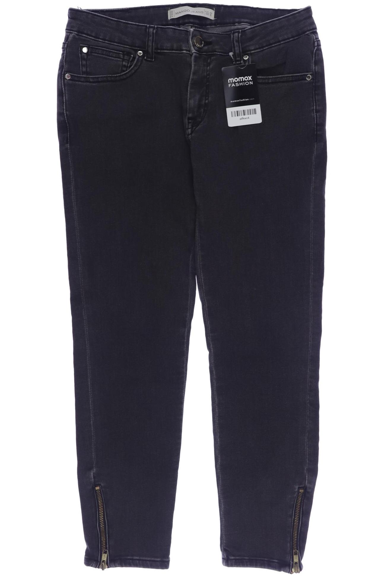 

Mango Damen Jeans, schwarz, Gr. 38