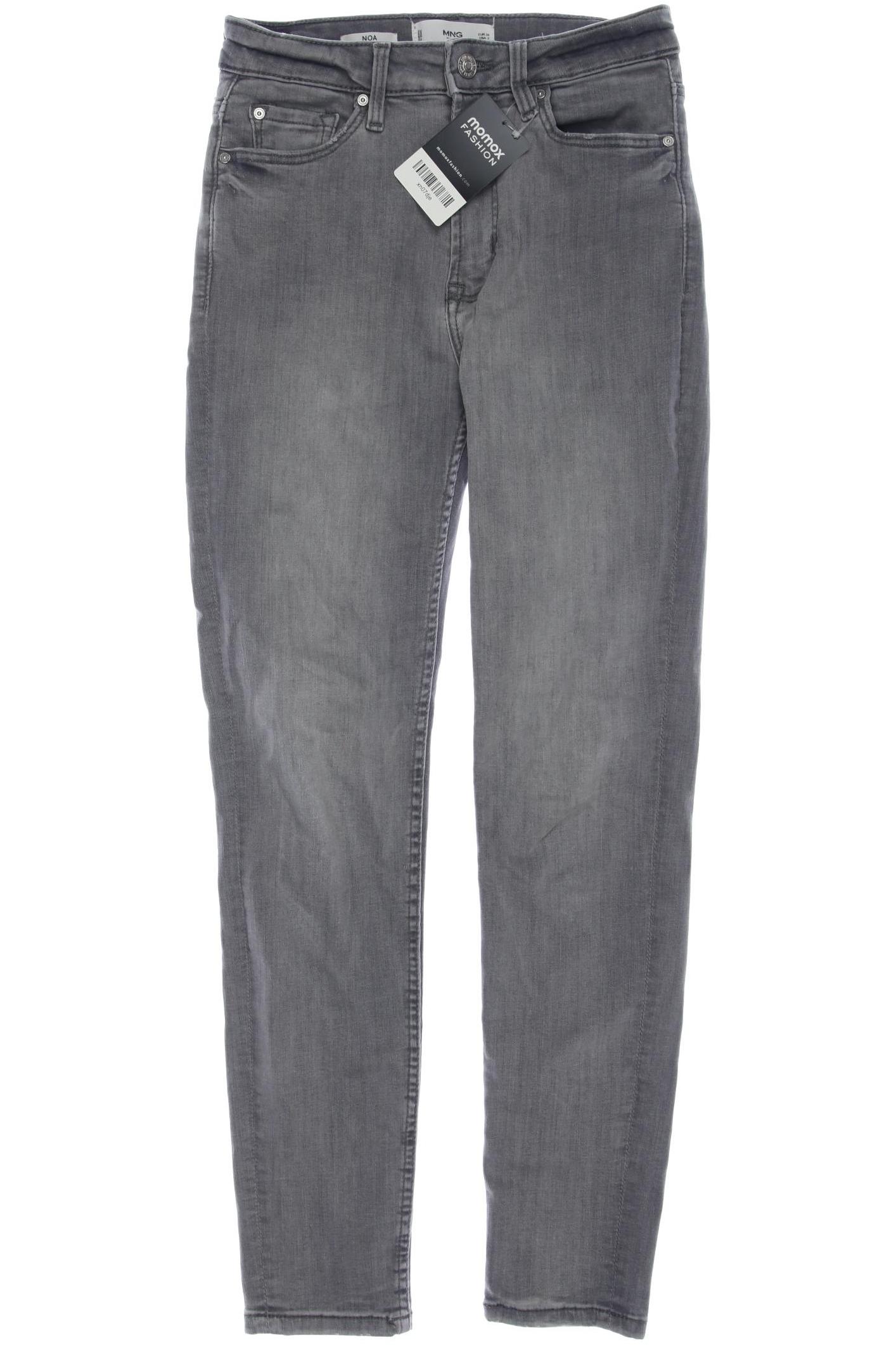 

Mango Damen Jeans, grau, Gr. 34