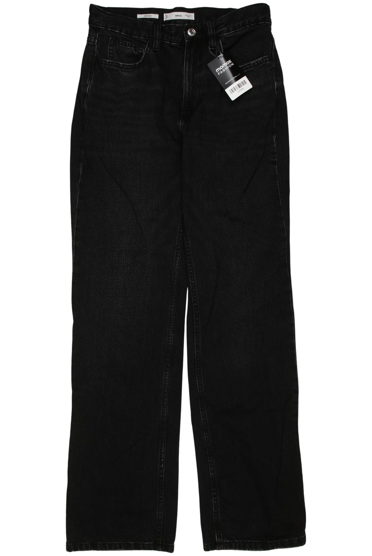 

Mango Damen Jeans, schwarz, Gr. 34