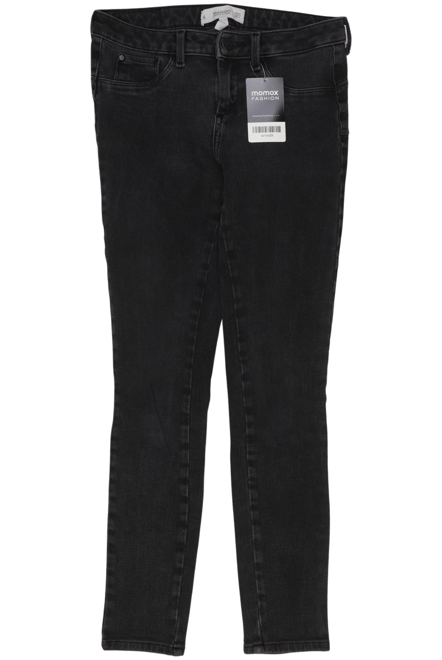 

Mango Damen Jeans, schwarz, Gr. 34