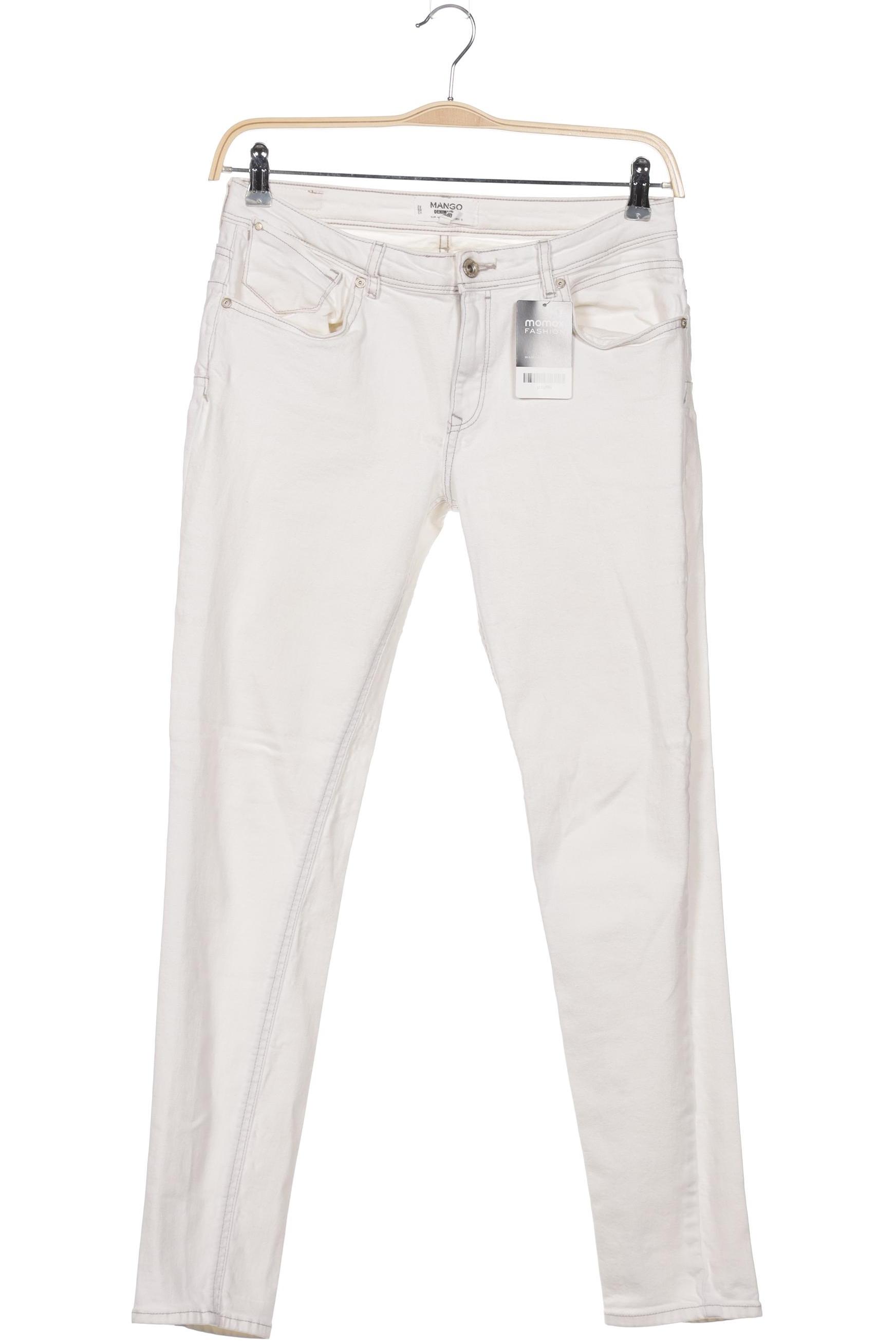 

Mango Damen Jeans, weiß, Gr. 42
