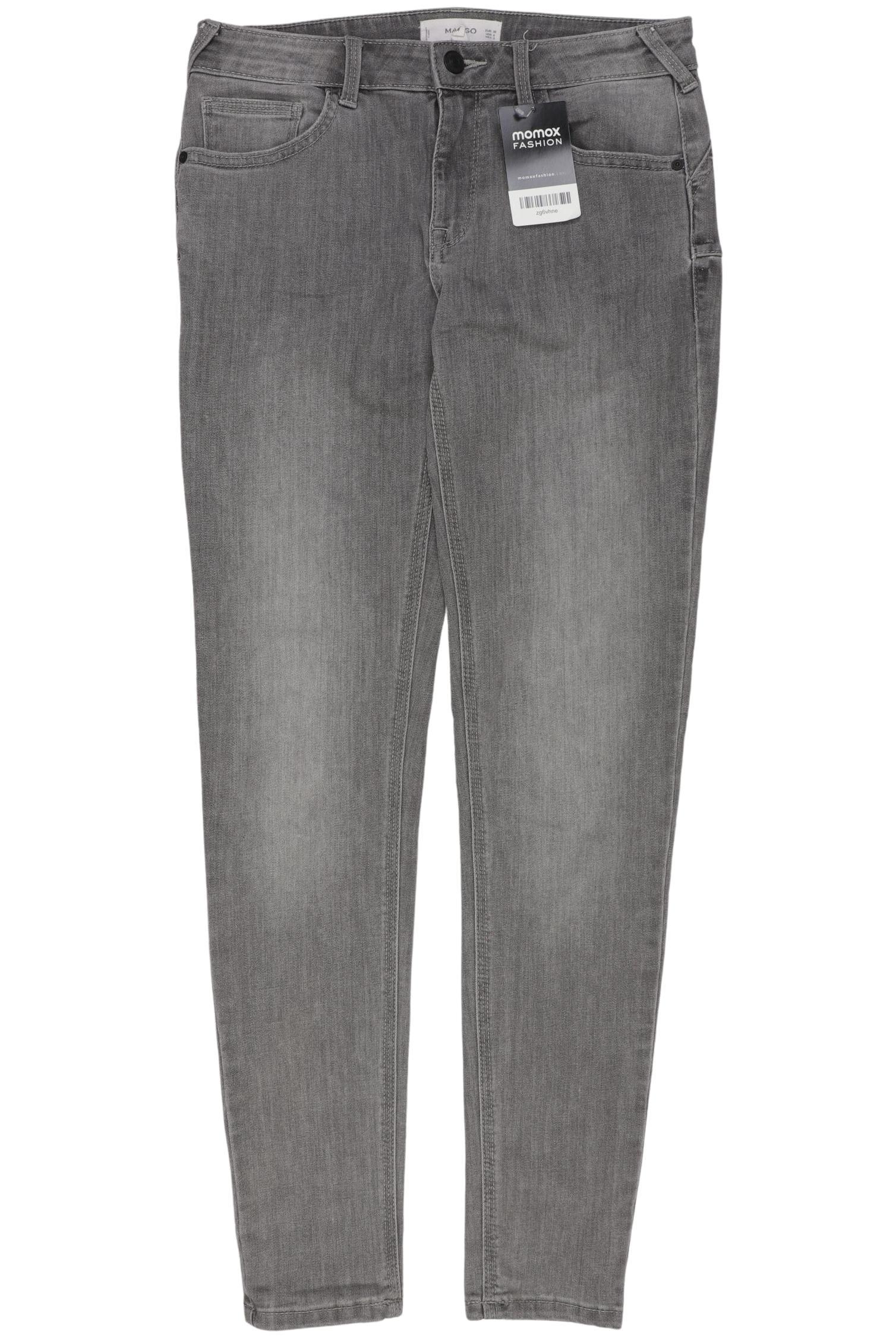 

Mango Damen Jeans, grau, Gr. 36