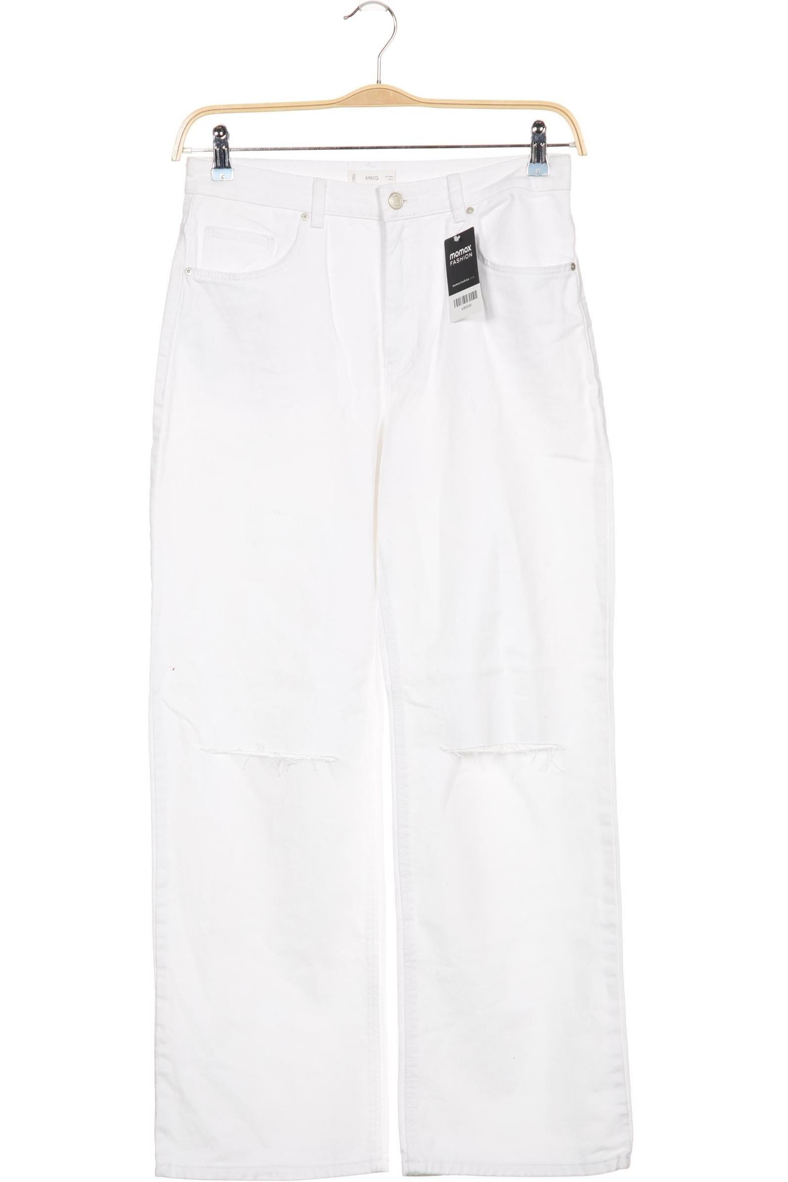 

Mango Damen Jeans, weiß, Gr. 0