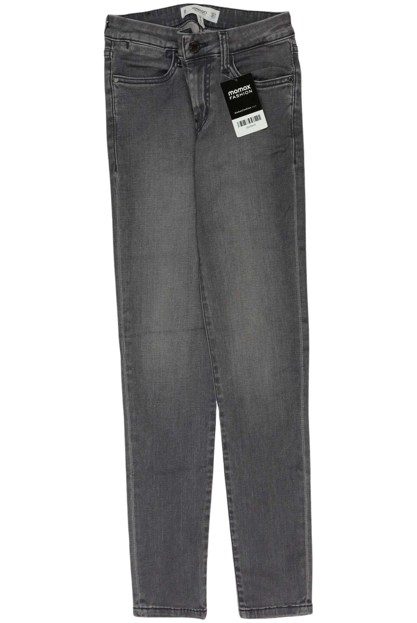 

Mango Damen Jeans, grau, Gr. 34
