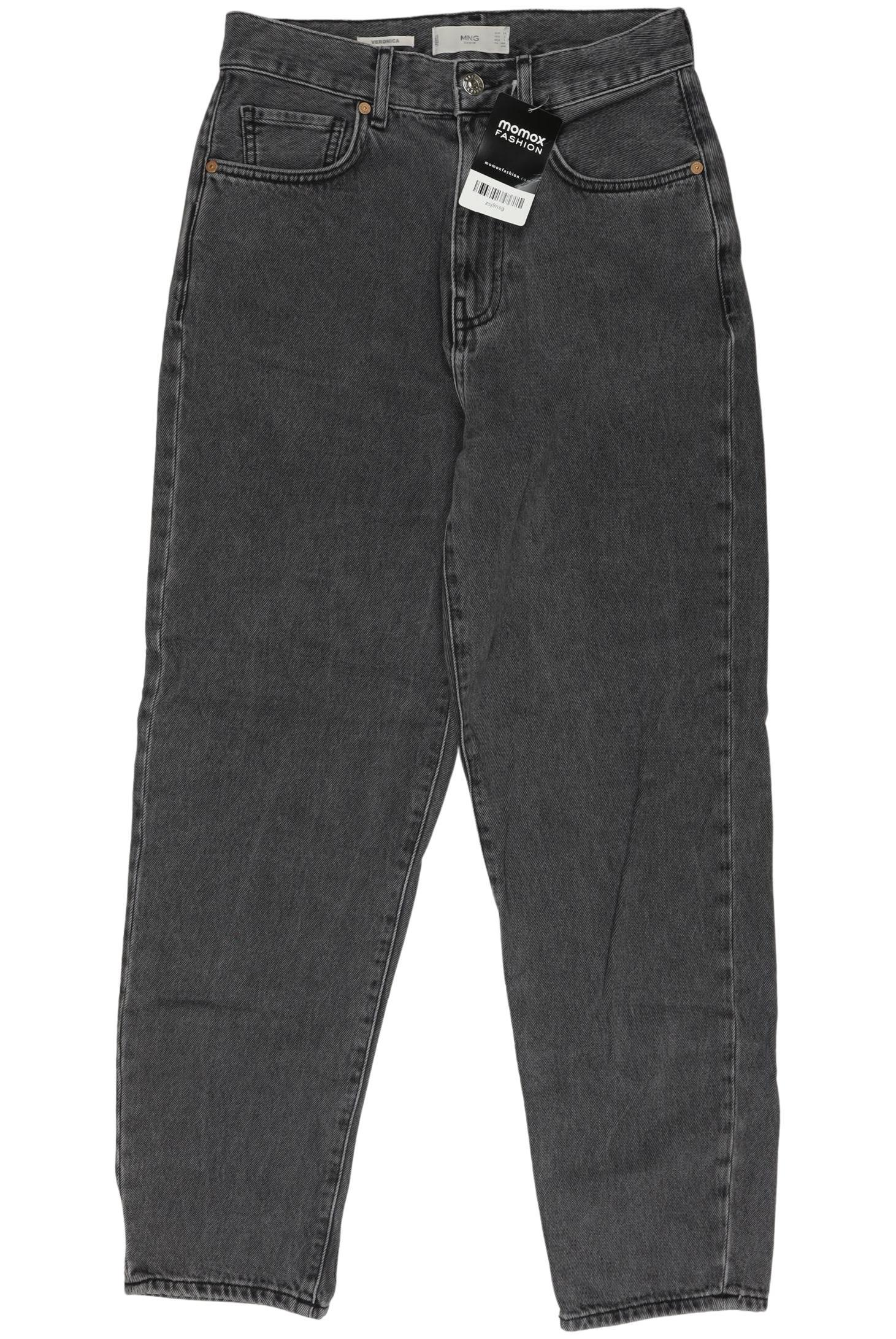 

Mango Damen Jeans, grau, Gr. 34