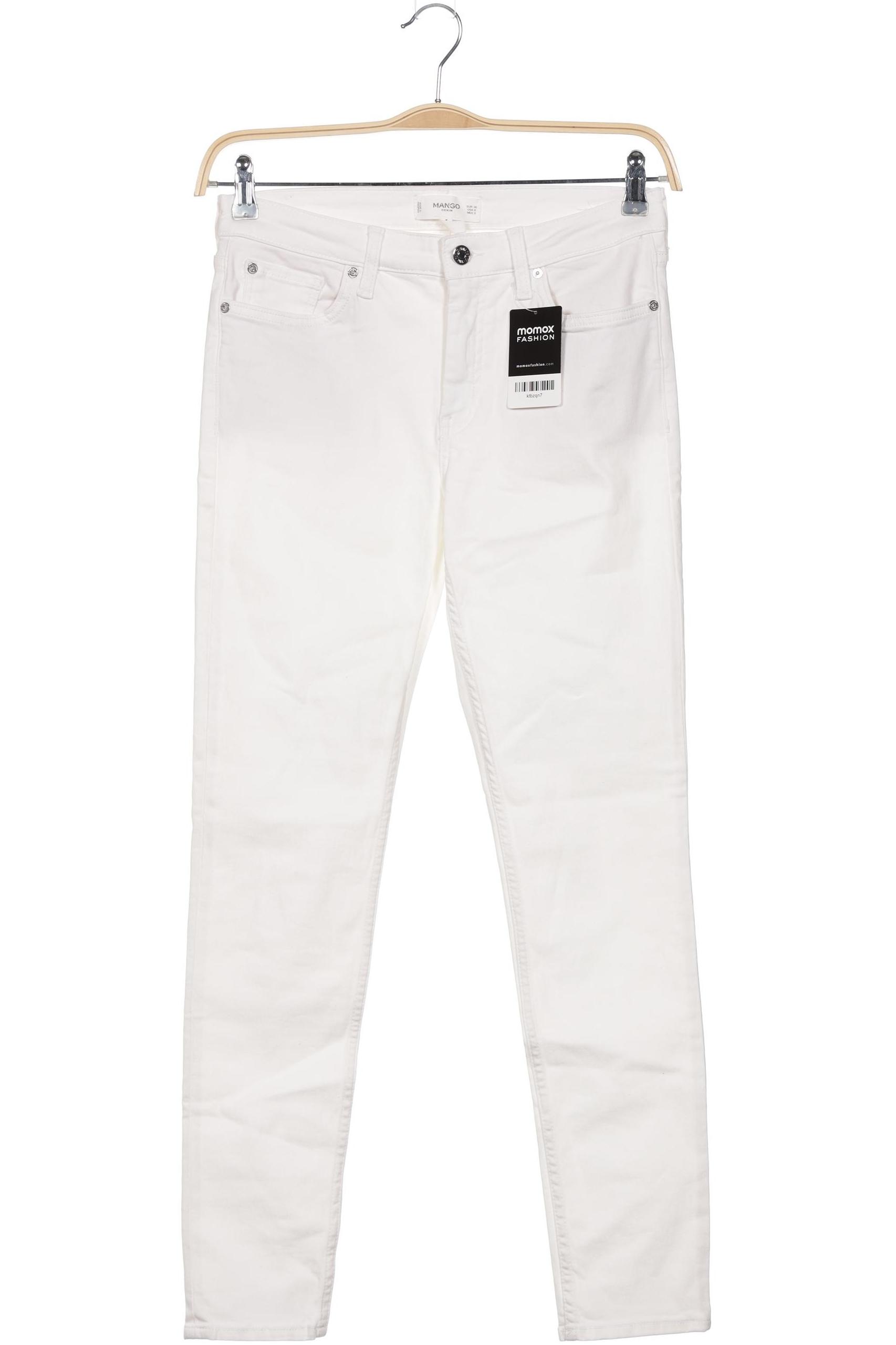 

Mango Damen Jeans, weiß, Gr. 38