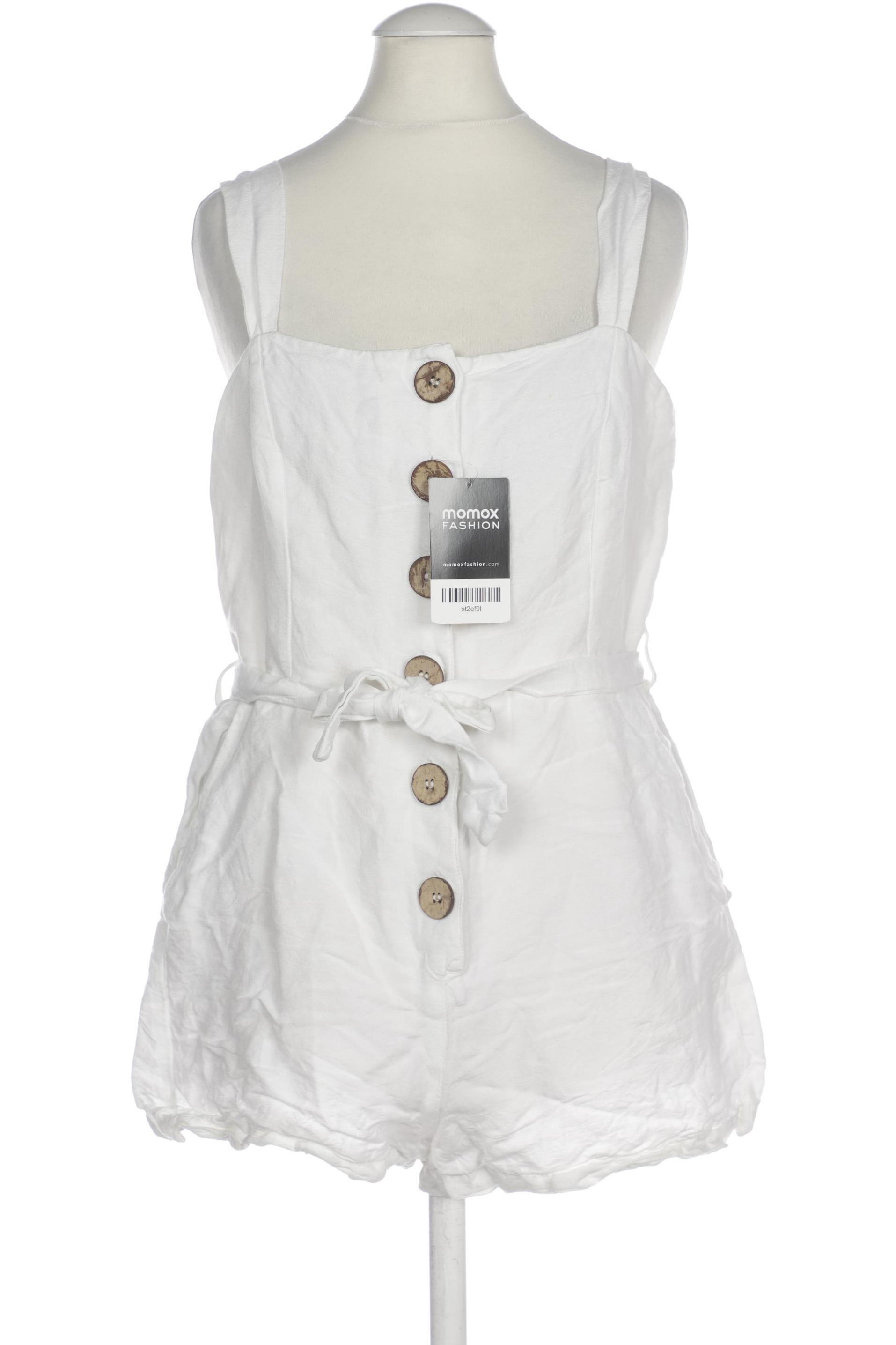 

Mango Damen Jumpsuit/Overall, weiß, Gr. 38