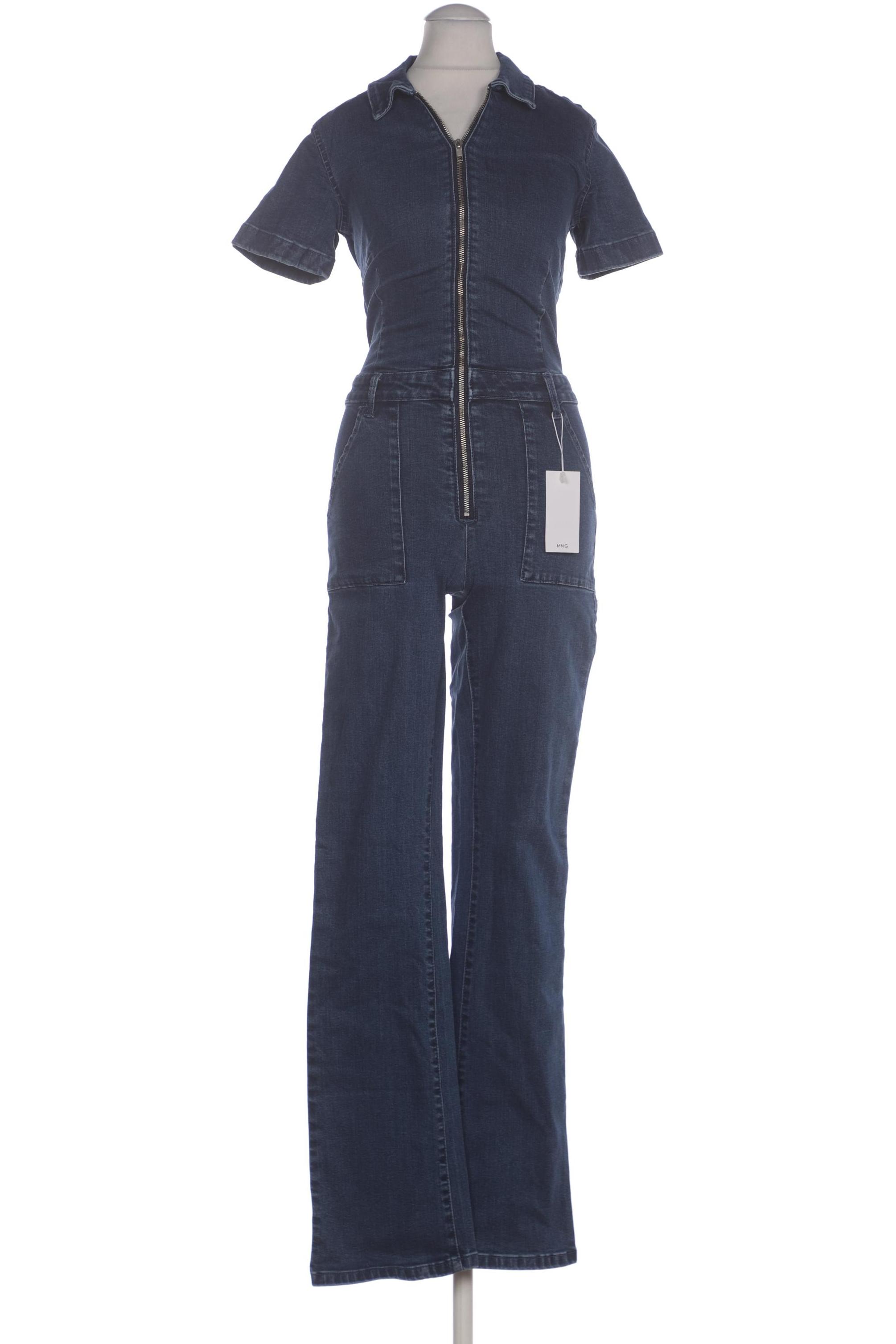 

Mango Damen Jumpsuit/Overall, blau, Gr. 32