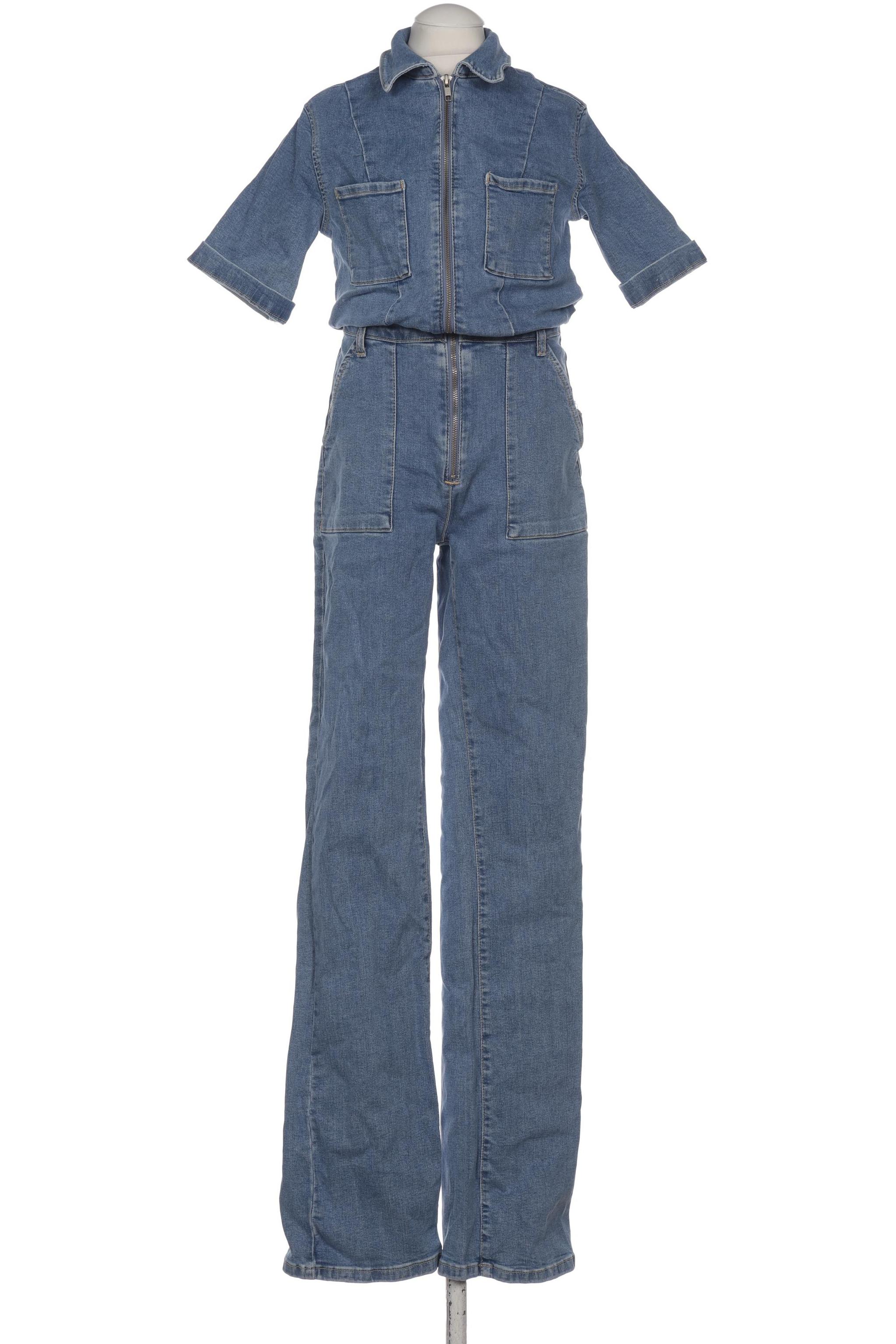

Mango Damen Jumpsuit/Overall, blau, Gr. 36