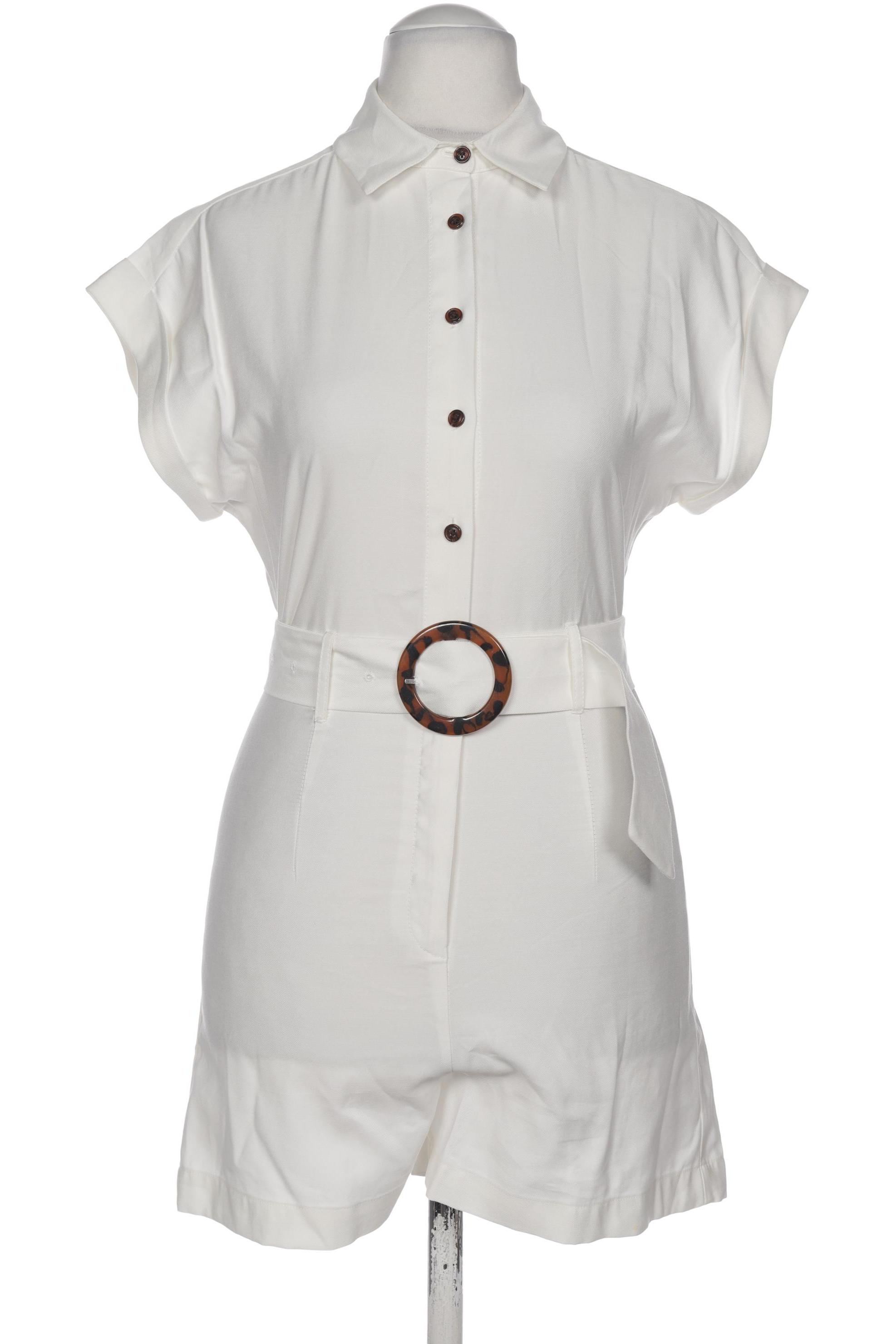 

Mango Damen Jumpsuit/Overall, weiß, Gr. 34