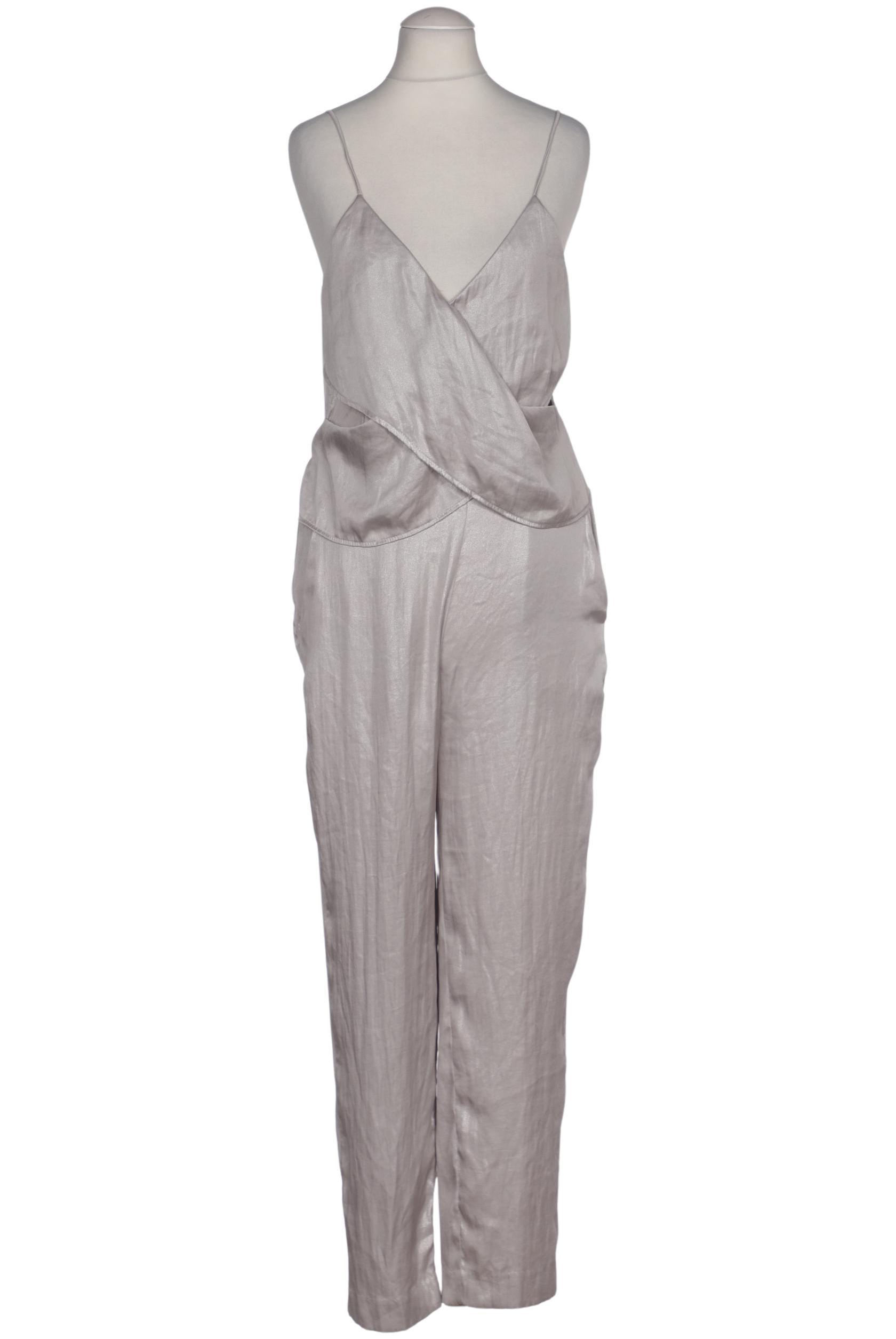 

Mango Damen Jumpsuit/Overall, silber, Gr. 34