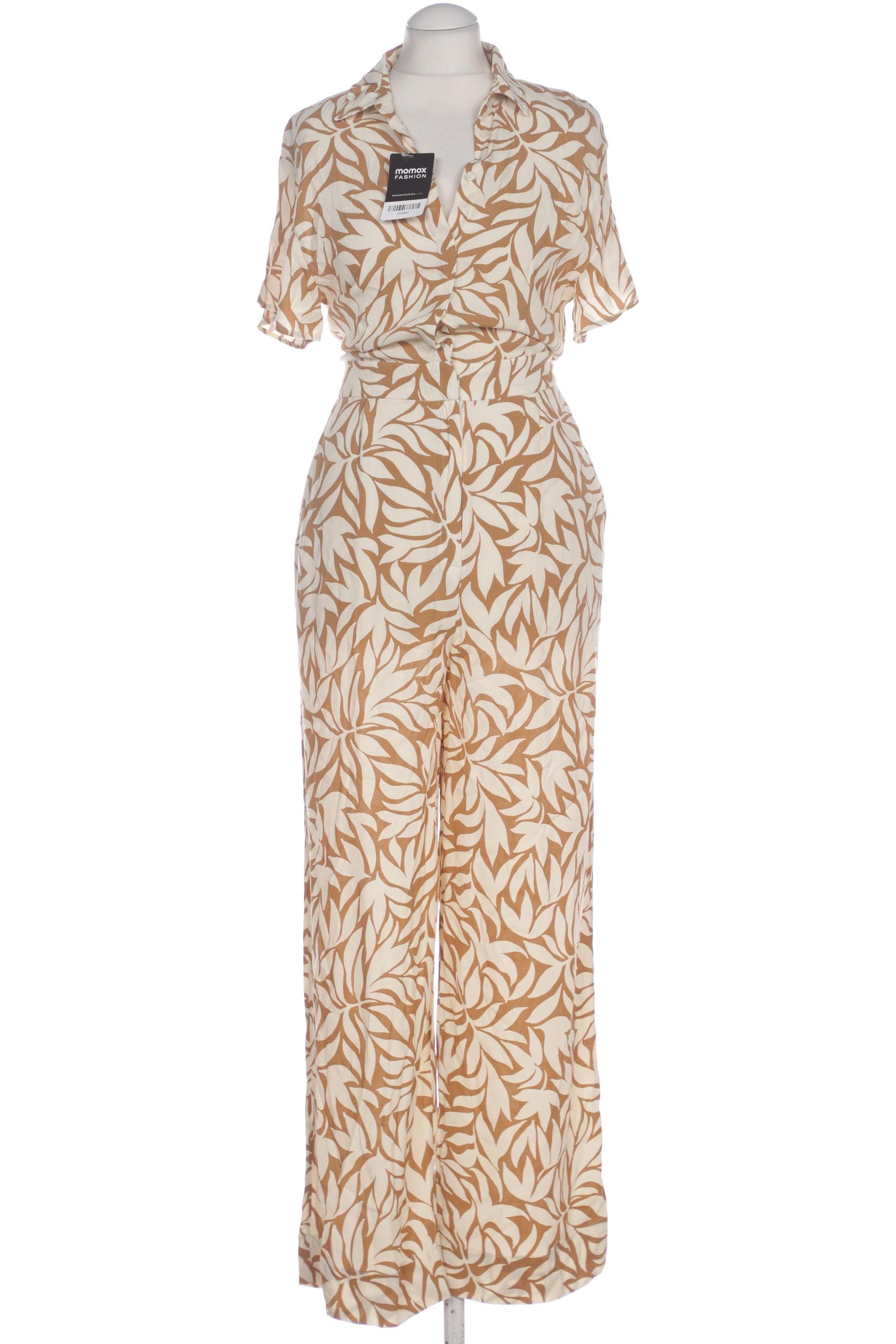 

Mango Damen Jumpsuit/Overall, beige, Gr. 38