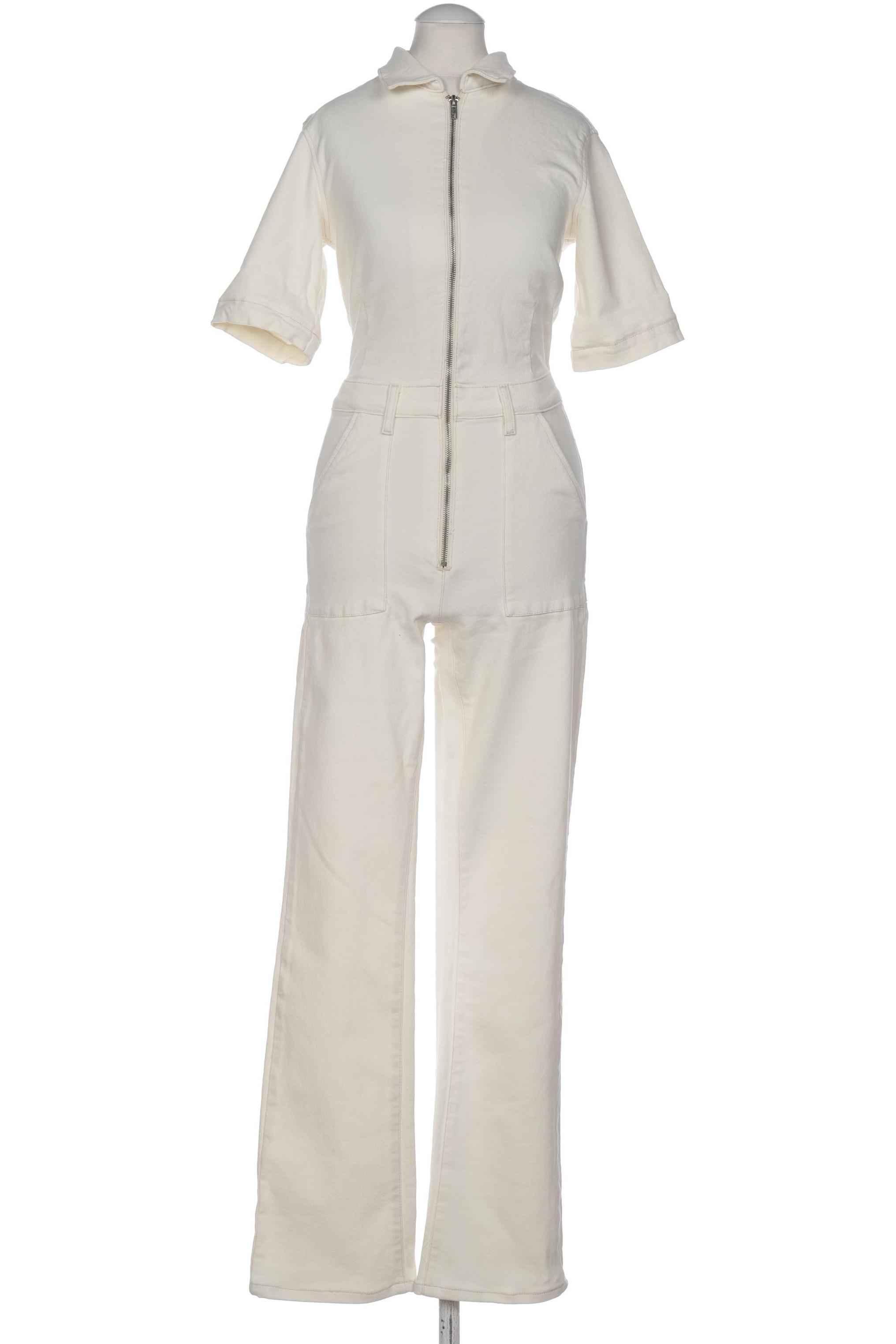 

Mango Damen Jumpsuit/Overall, cremeweiß, Gr. 34
