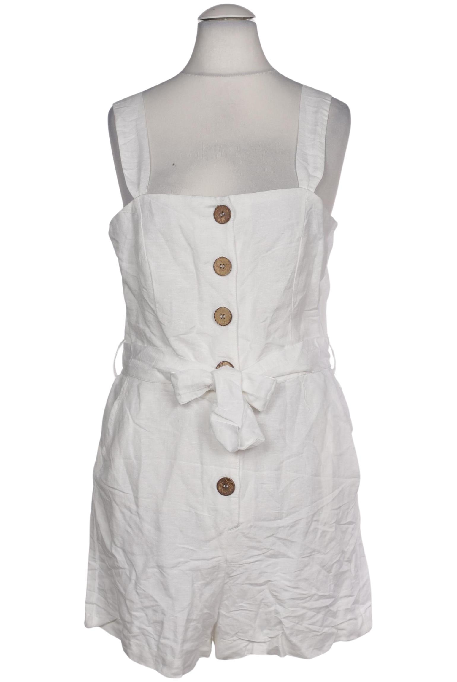 

Mango Damen Jumpsuit/Overall, cremeweiß, Gr. 38